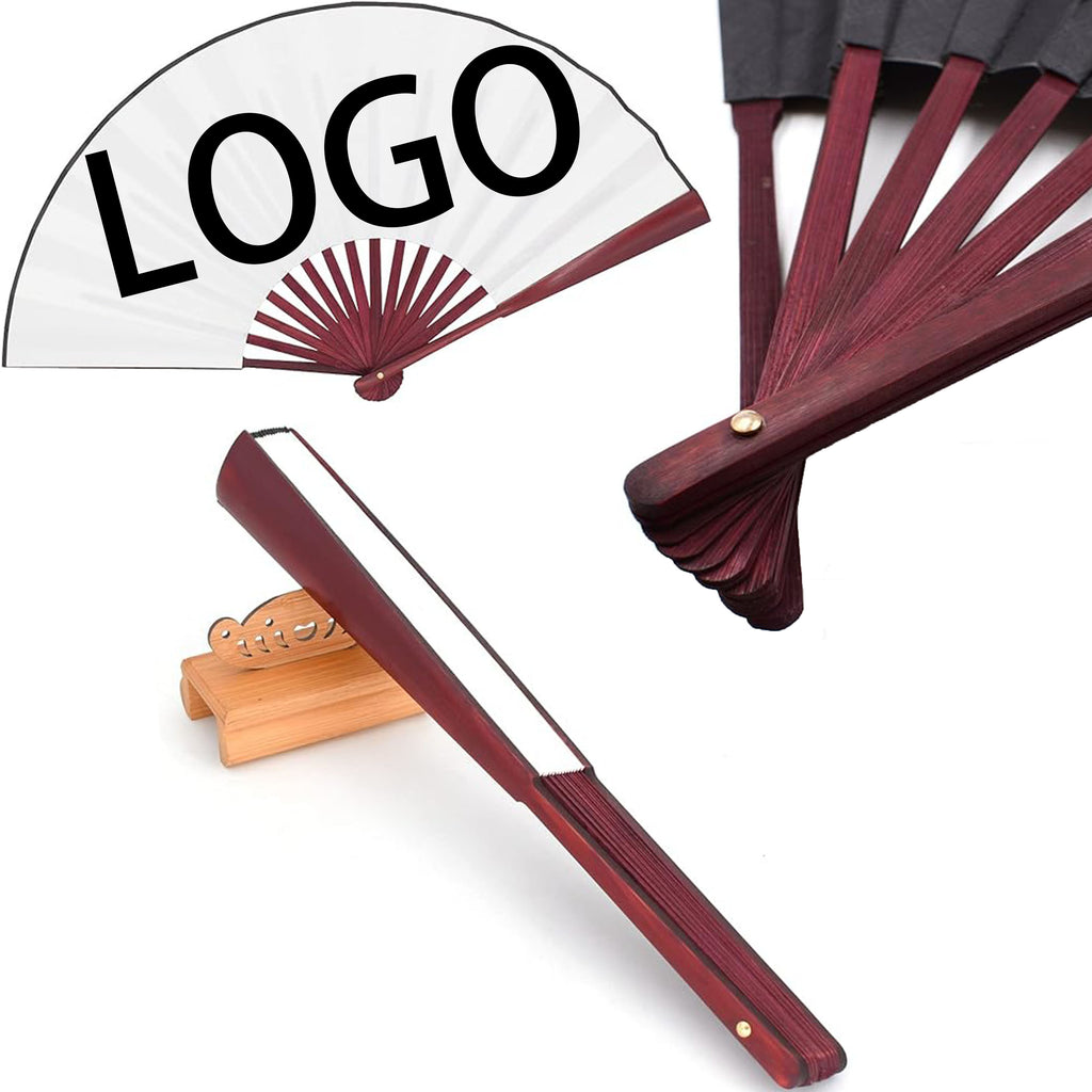 Customizable Foldable Wooden Ornament Fans