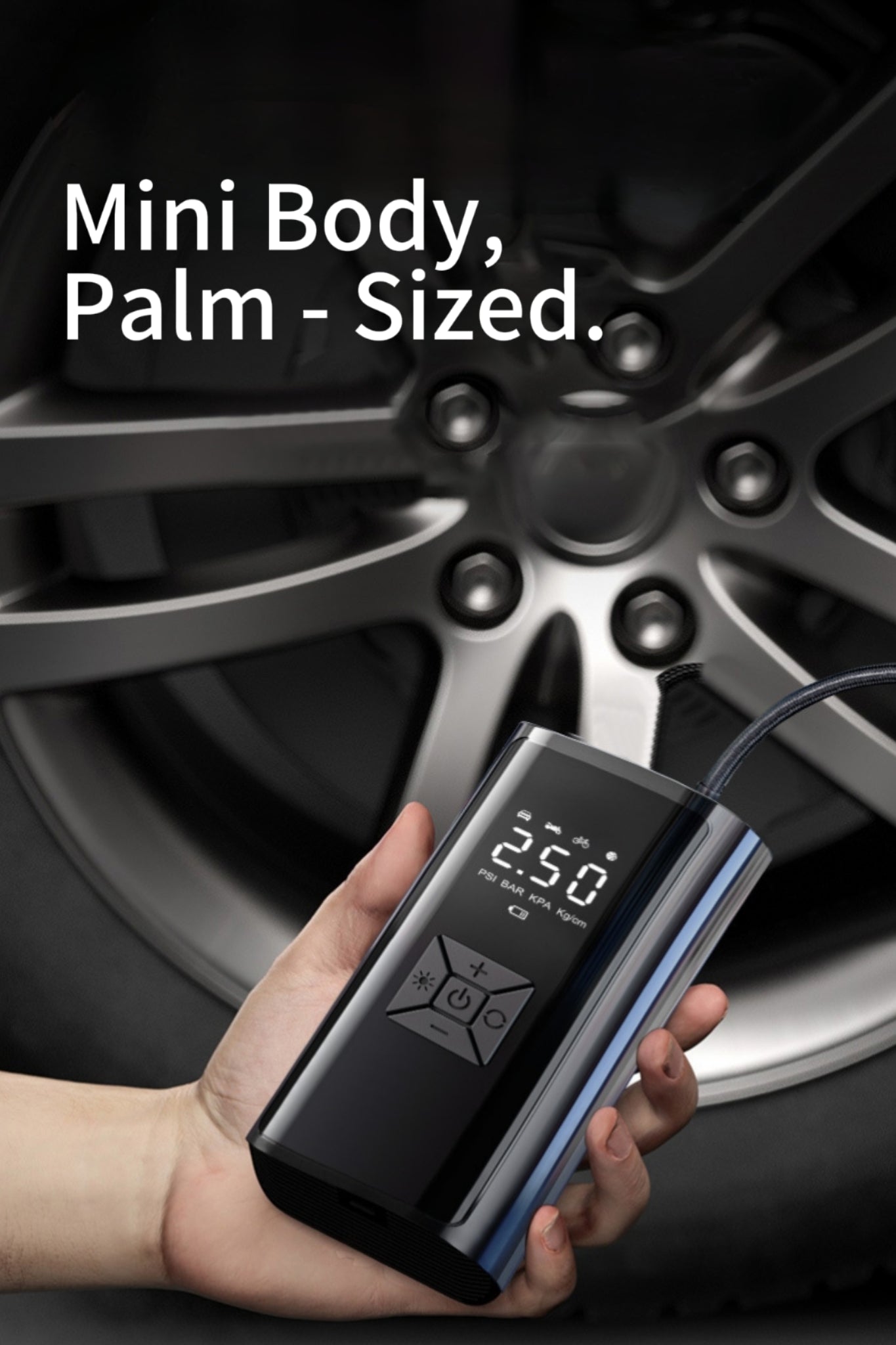 Portable Digital Display Car Air Pump