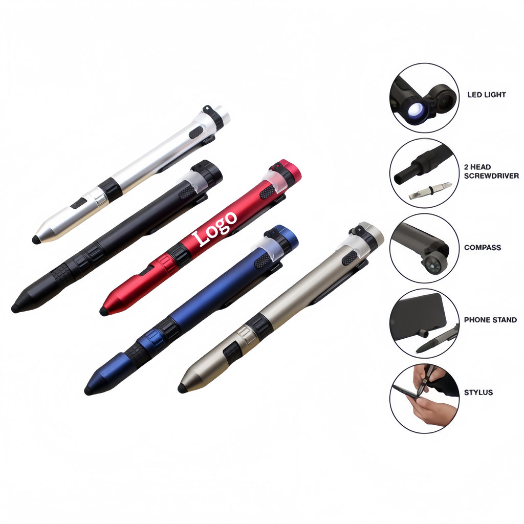 6-In-1 Multi-Functional Tool Pen