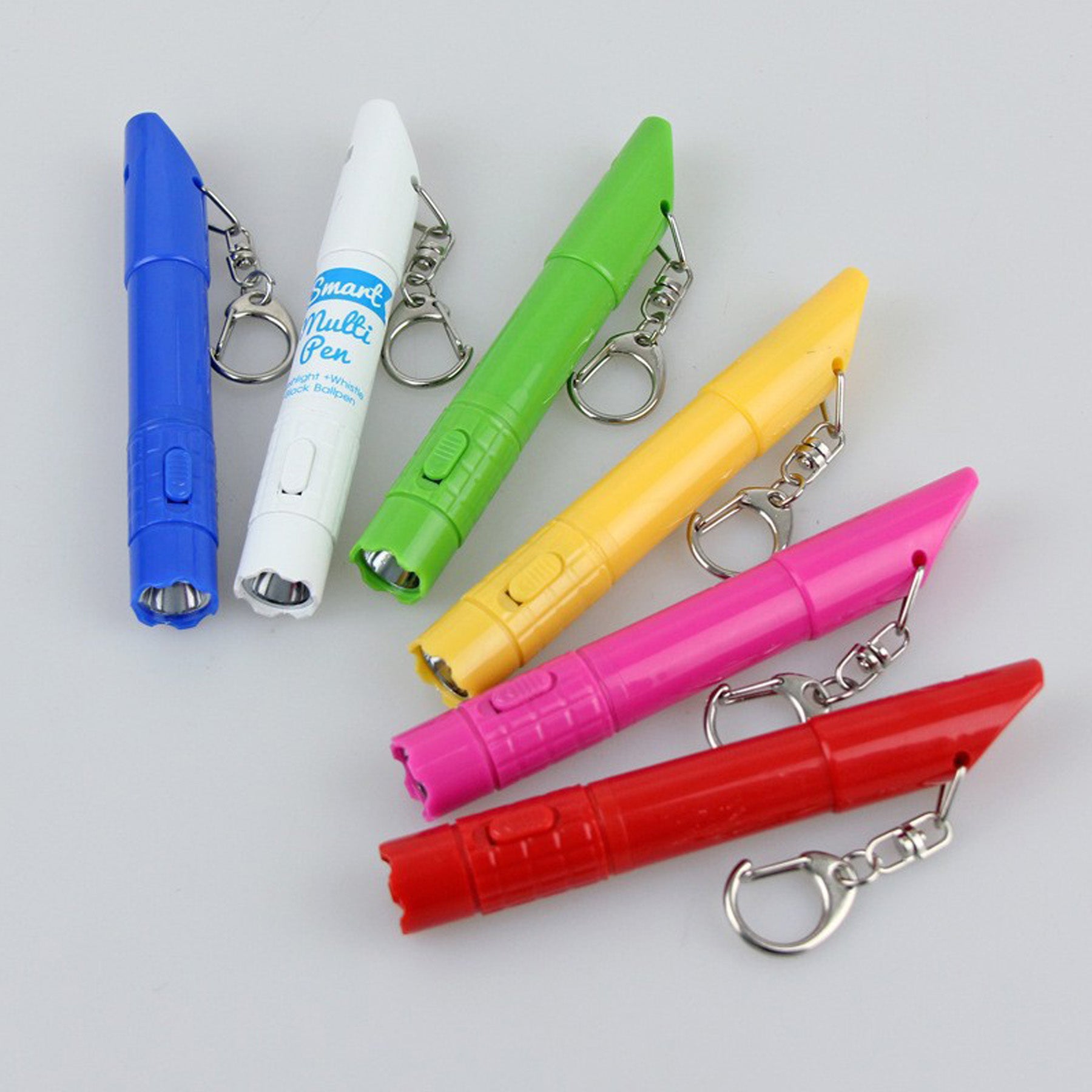 Multi-function Whistle Ballpoint Pen with Flashlight