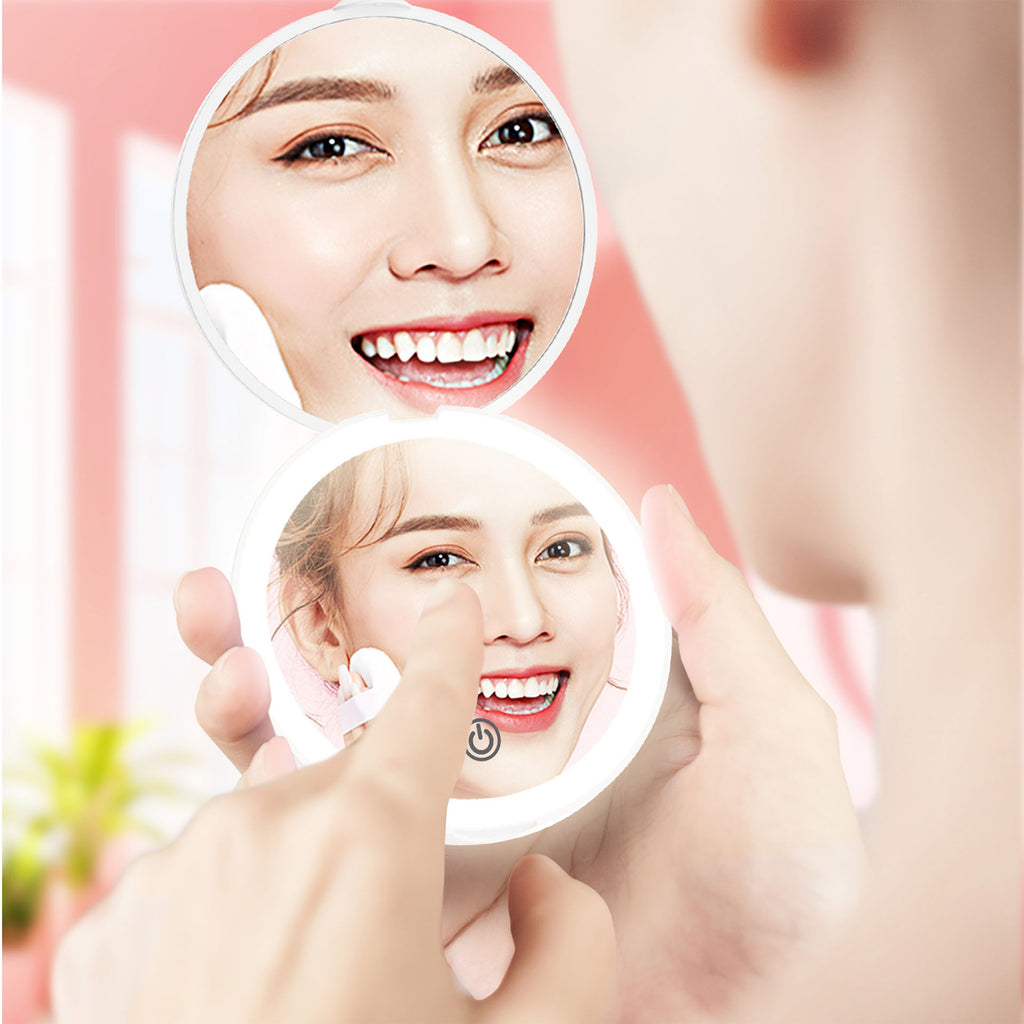 Travel Makeup Mirror With Light