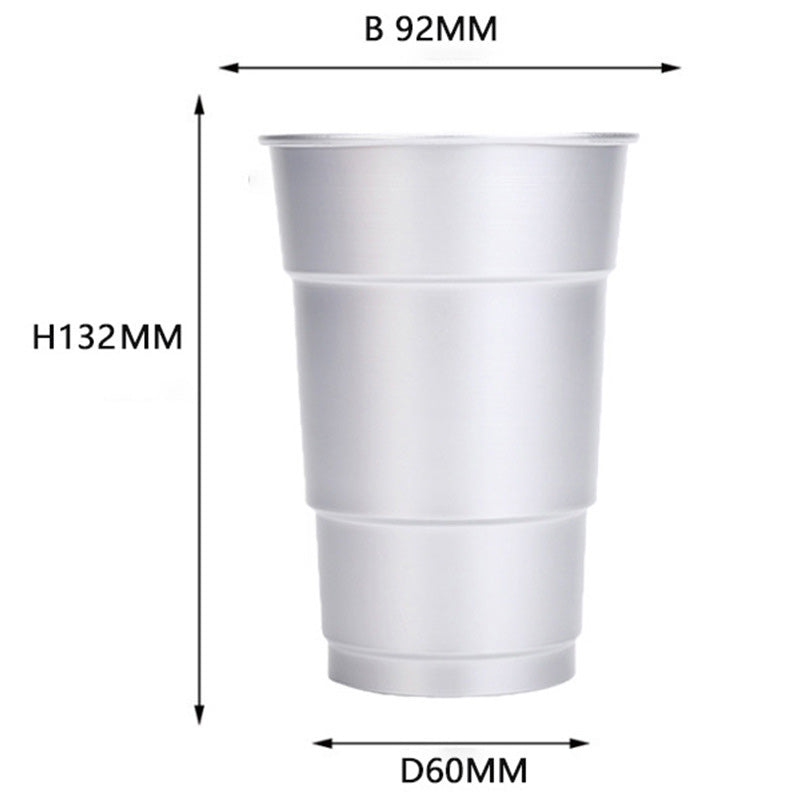 16Oz Aluminum Reusable Stadium Party Beer Cup
