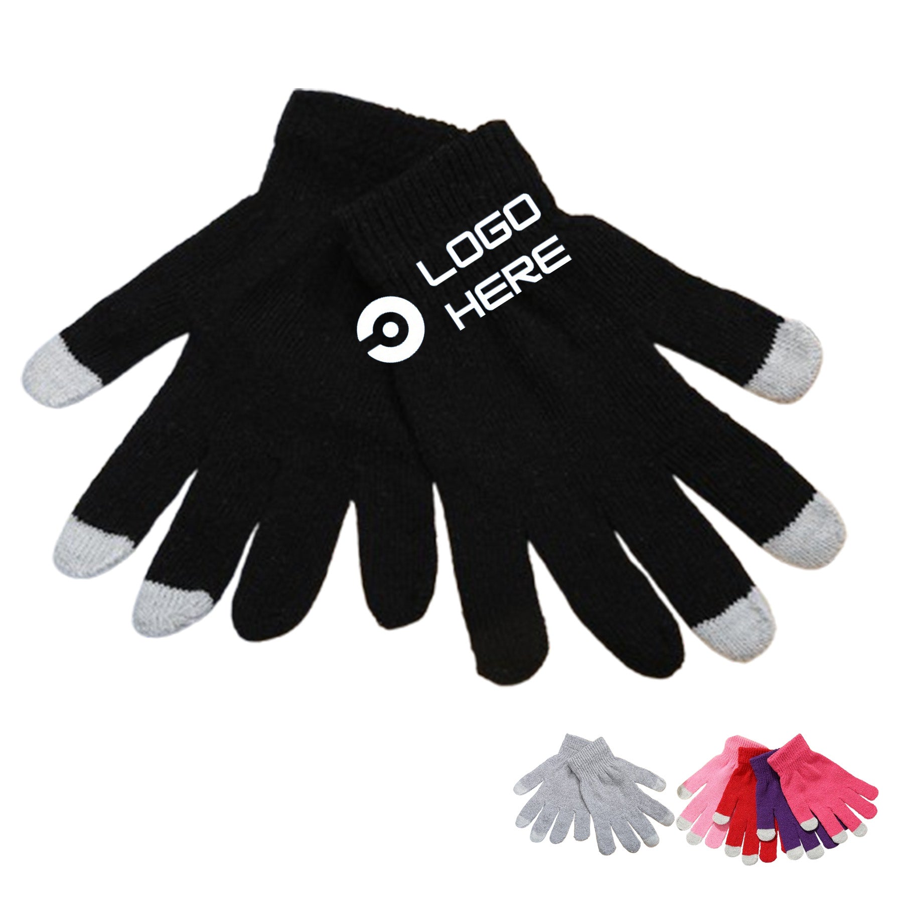 Warm Knitted Touchscreen Gloves