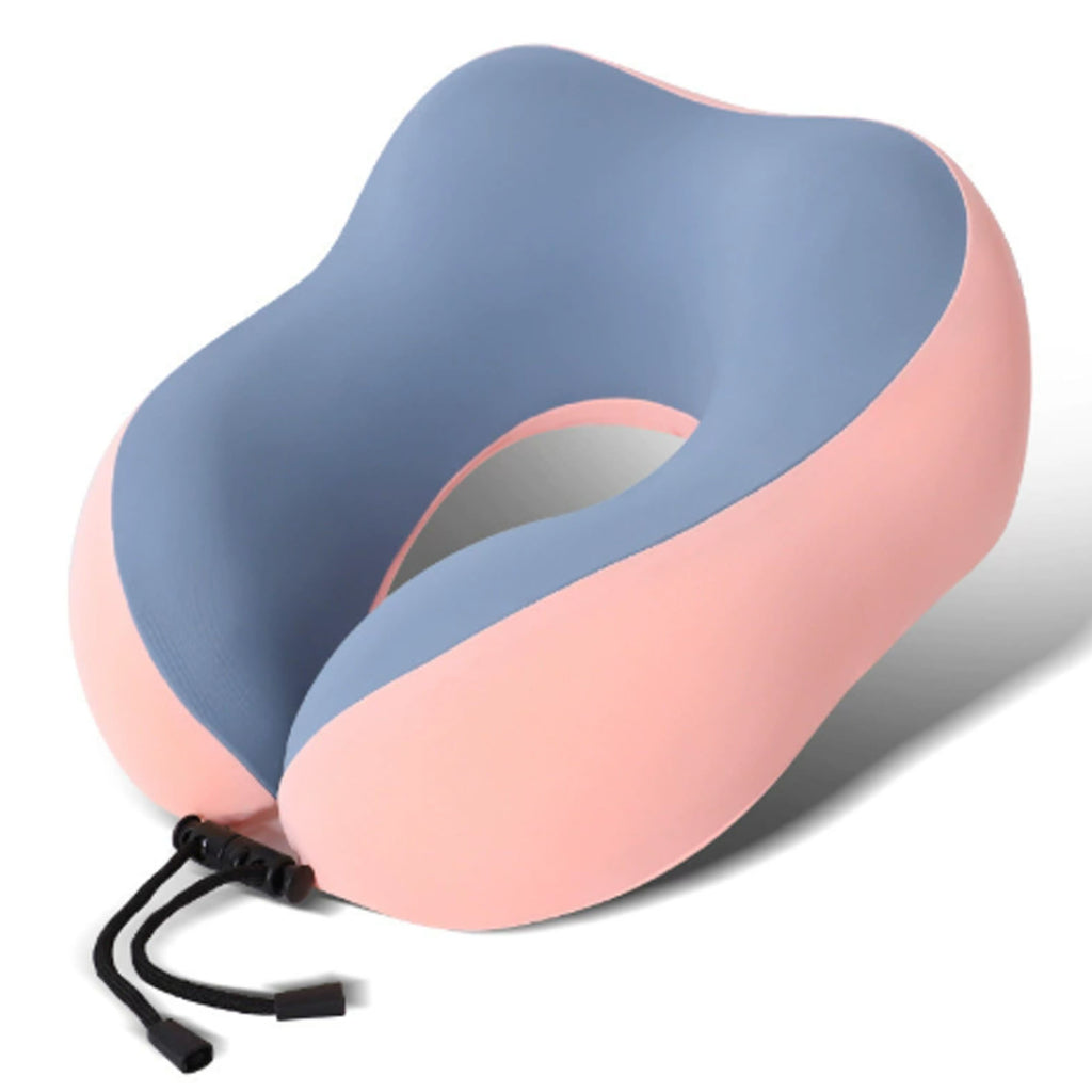 Ice Silk Memory Foam U-Neck Pillow, ErgonomicNeck Support