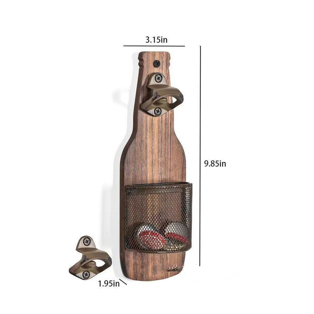 Wall Mounted Bottle Opener Set