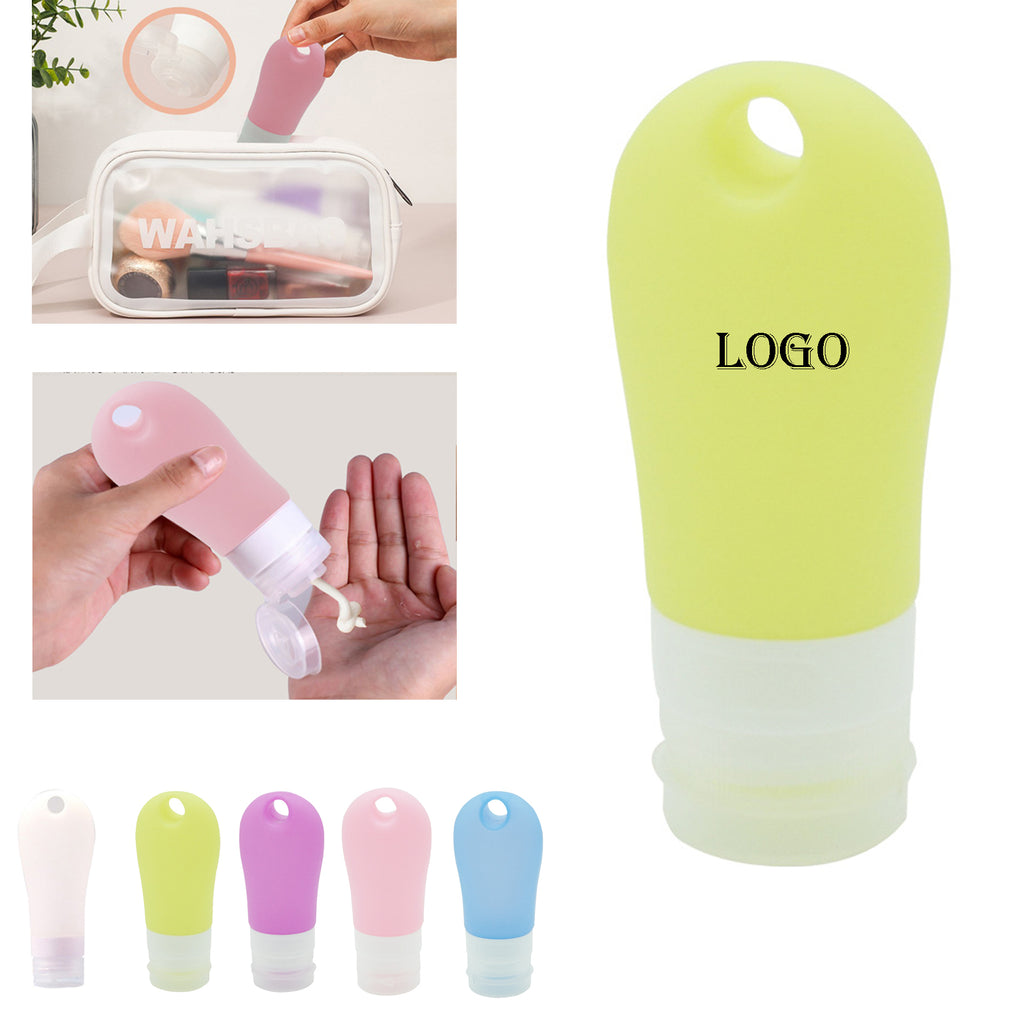 Leak Proof Squeezable Silicone Travel Bottles