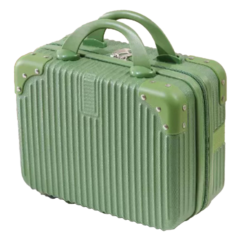 14" Retro Mini Luggage Makeup Case Portable Travel Organizer