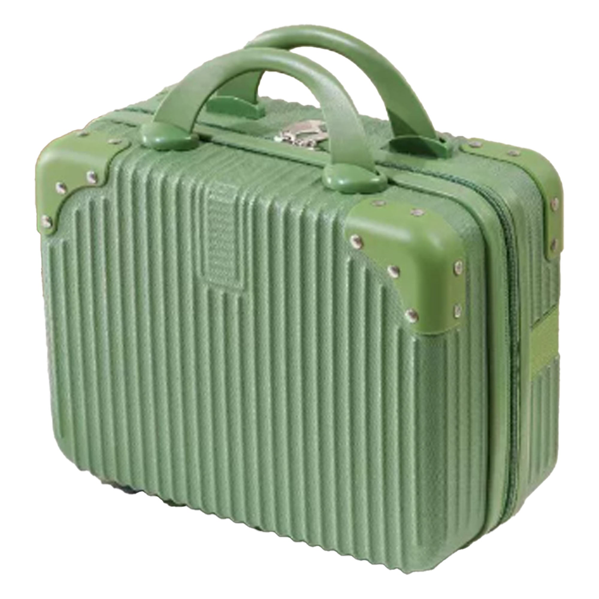 14" Retro Mini Luggage Makeup Case Portable Travel Organizer