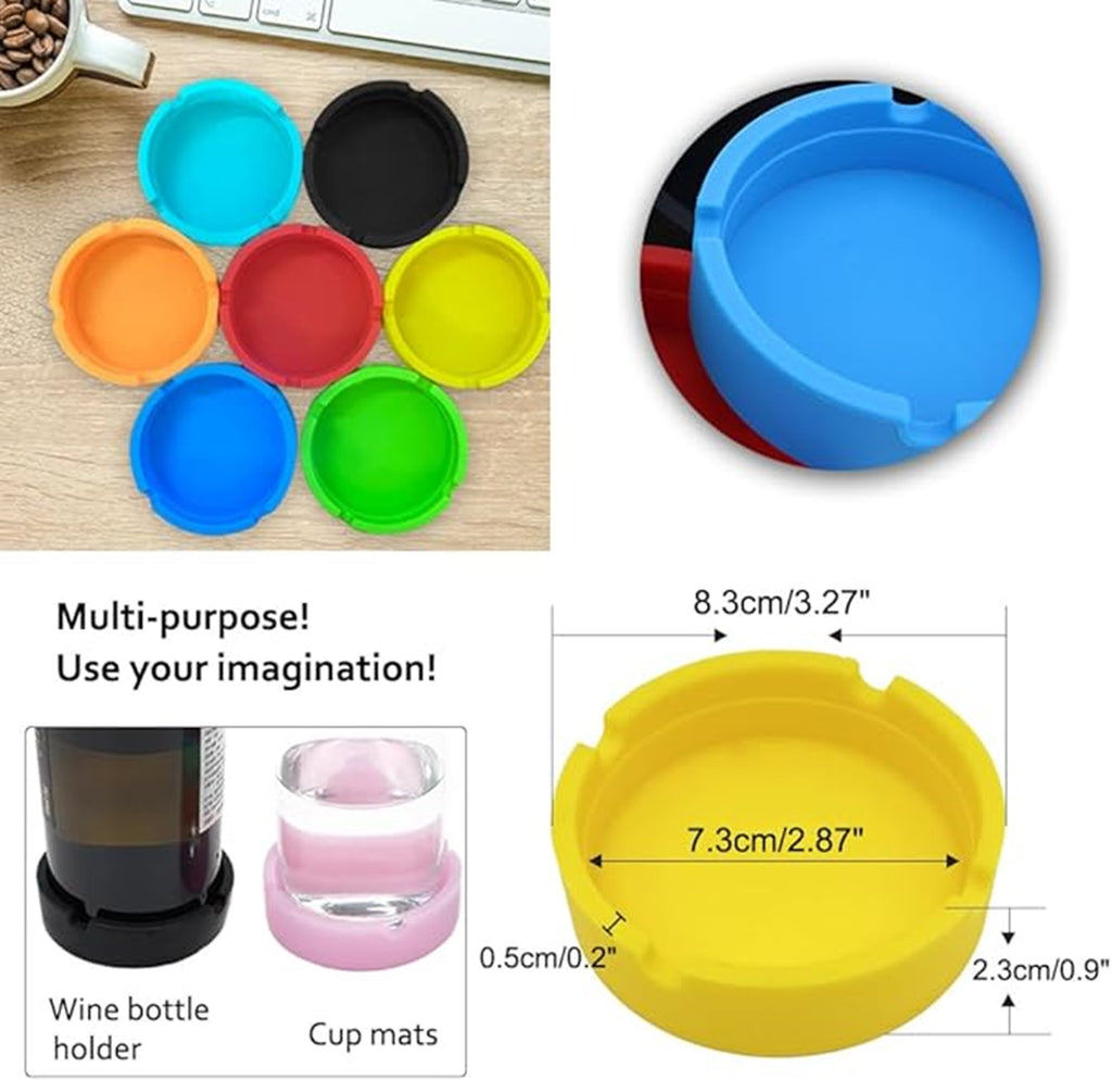 Creative Round Silicone Ashtray