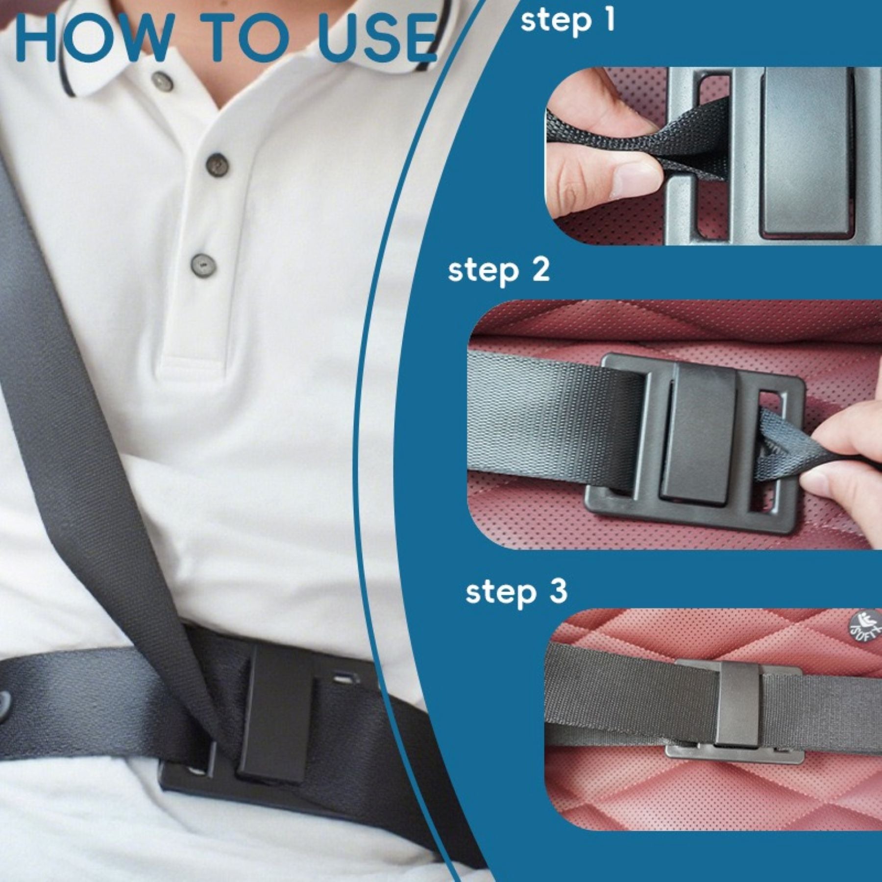 Automobile Seat Belt Adjuster