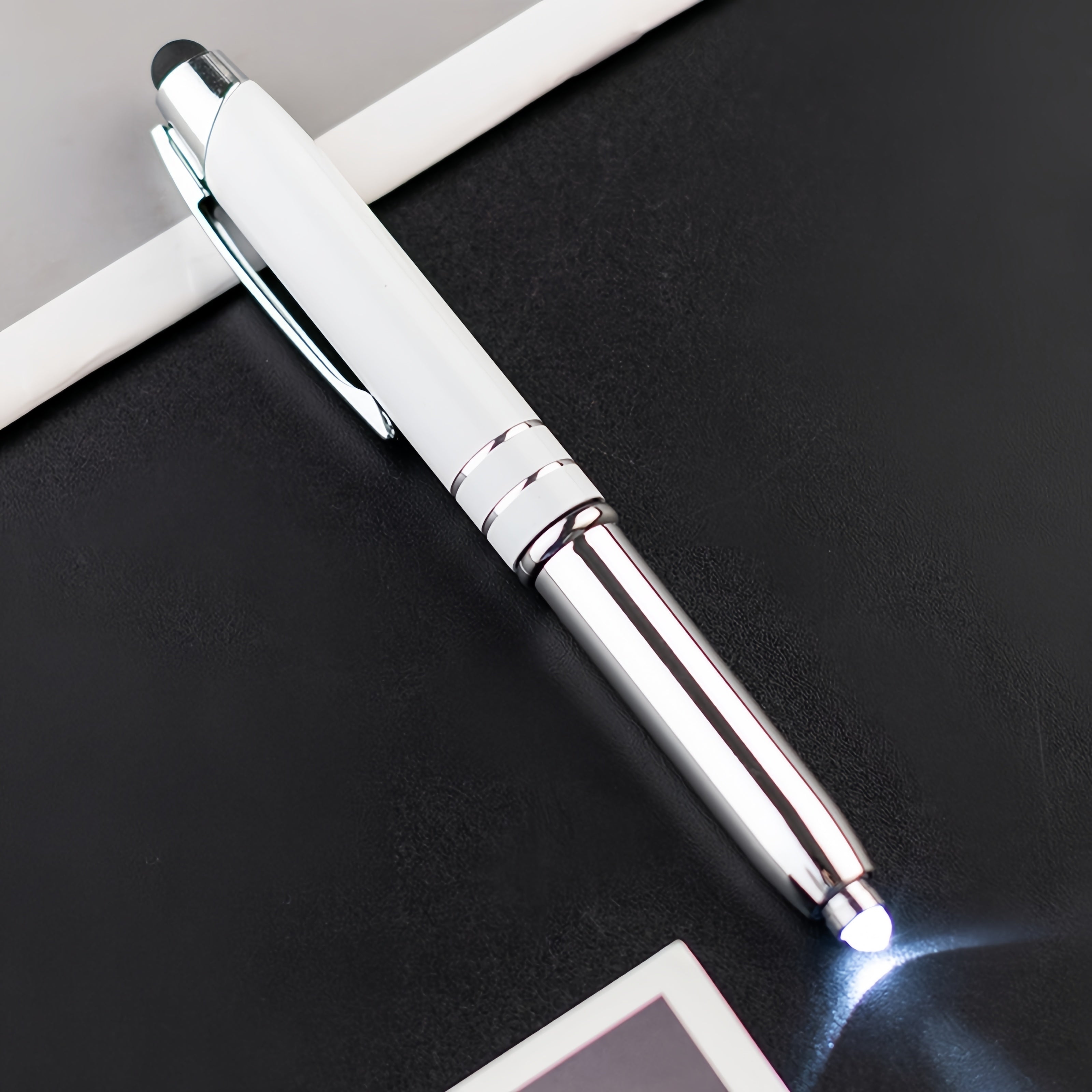 Touchscreen Pen With Led Flashlight