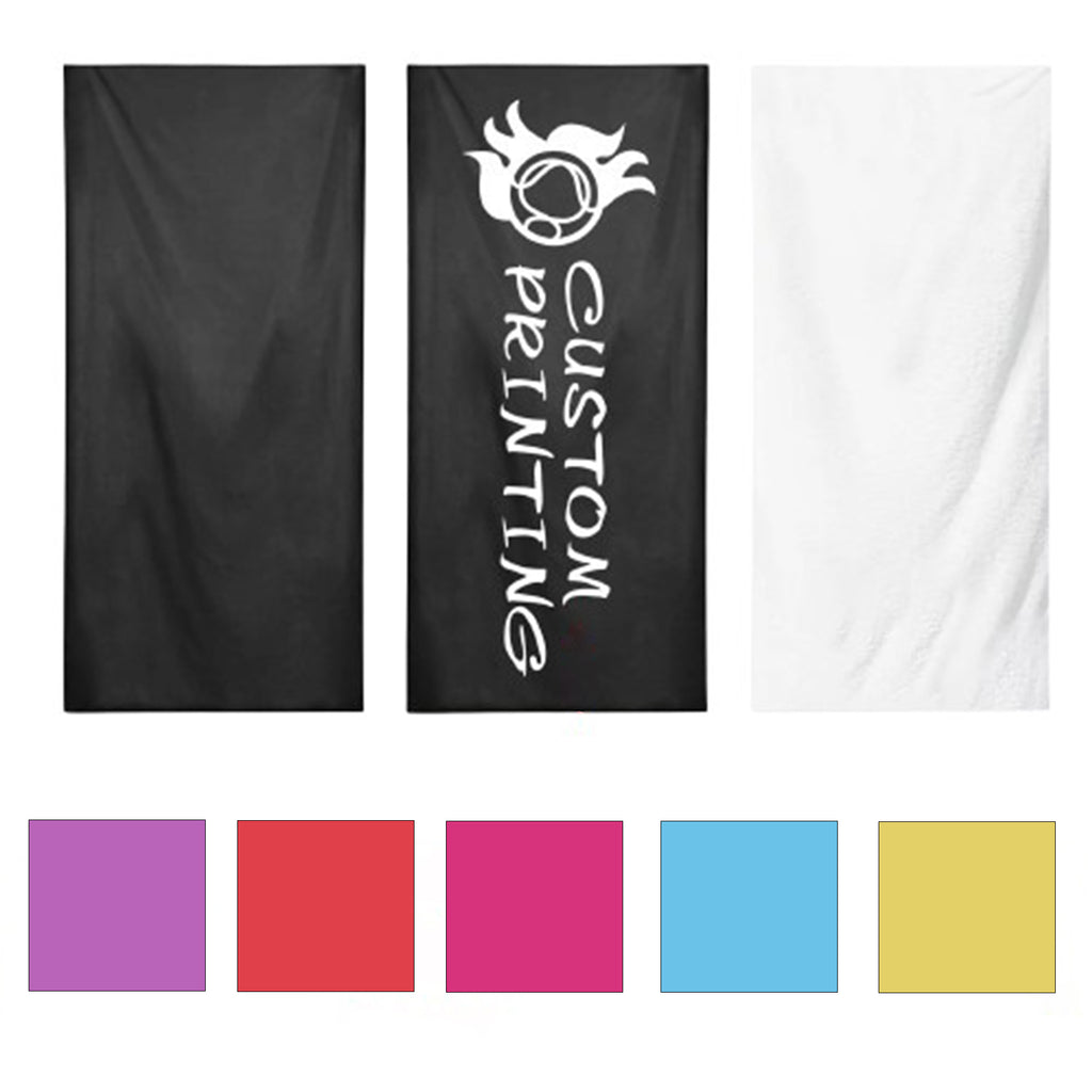 Microfiber Single-Sided Printed Beach Towel