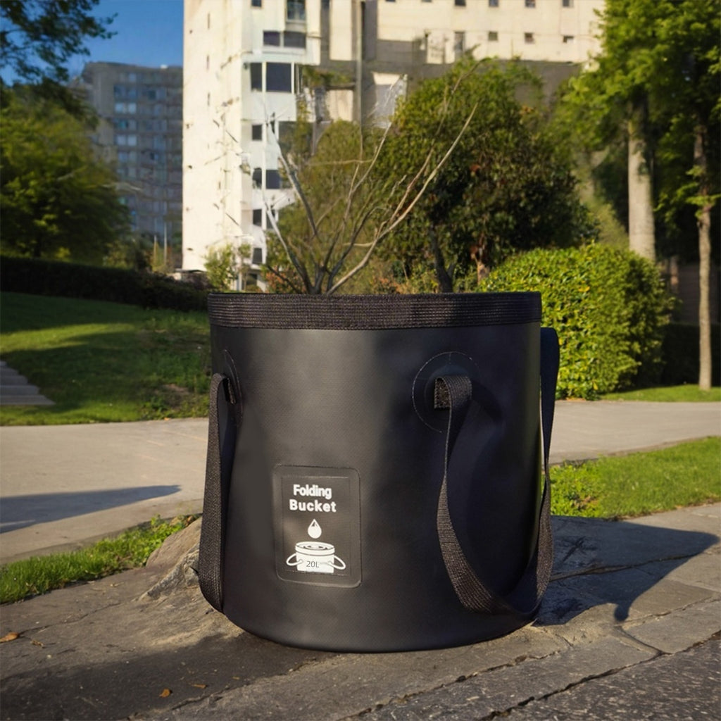 PVC Collapsible Waterproof Bucket For Camping & Fishing