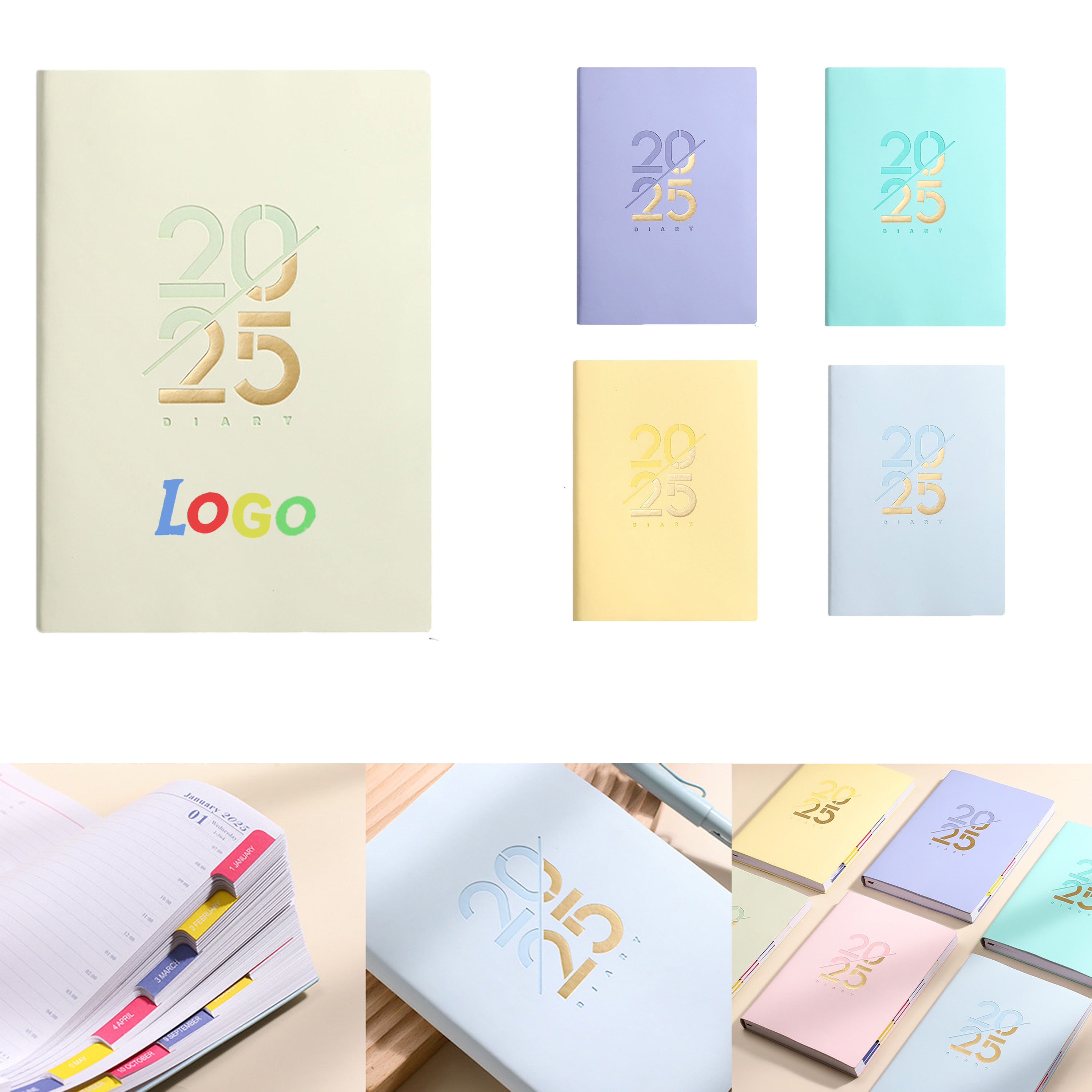 2025 Leather Diary - Weekly Planner