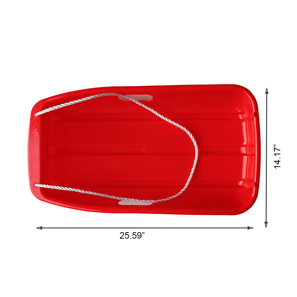Durable Children Snow Sled Board with Pull Rope
