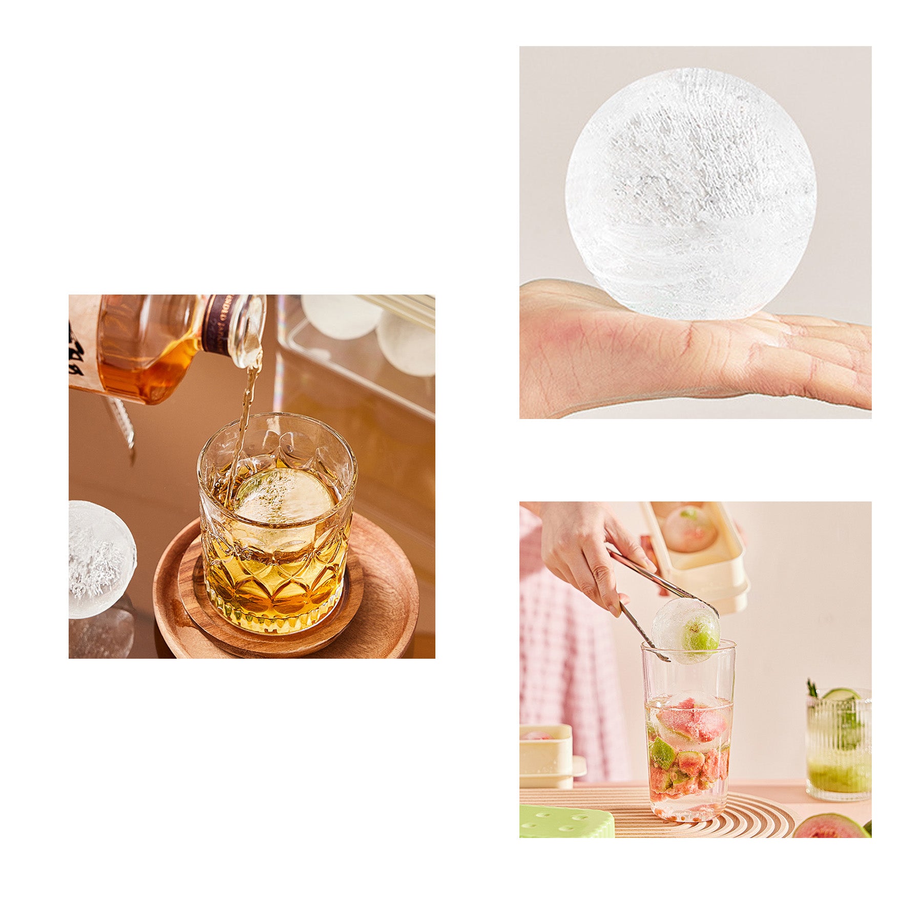 Household Ice-Making Box Molds With Ice Storage Boxes
