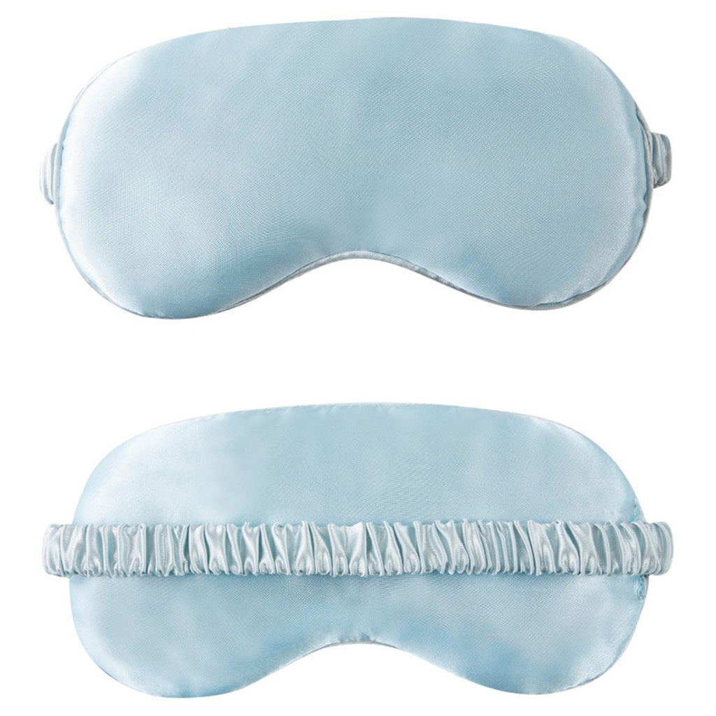 Portable Double-Sided Silk Solid Color Eye Mask
