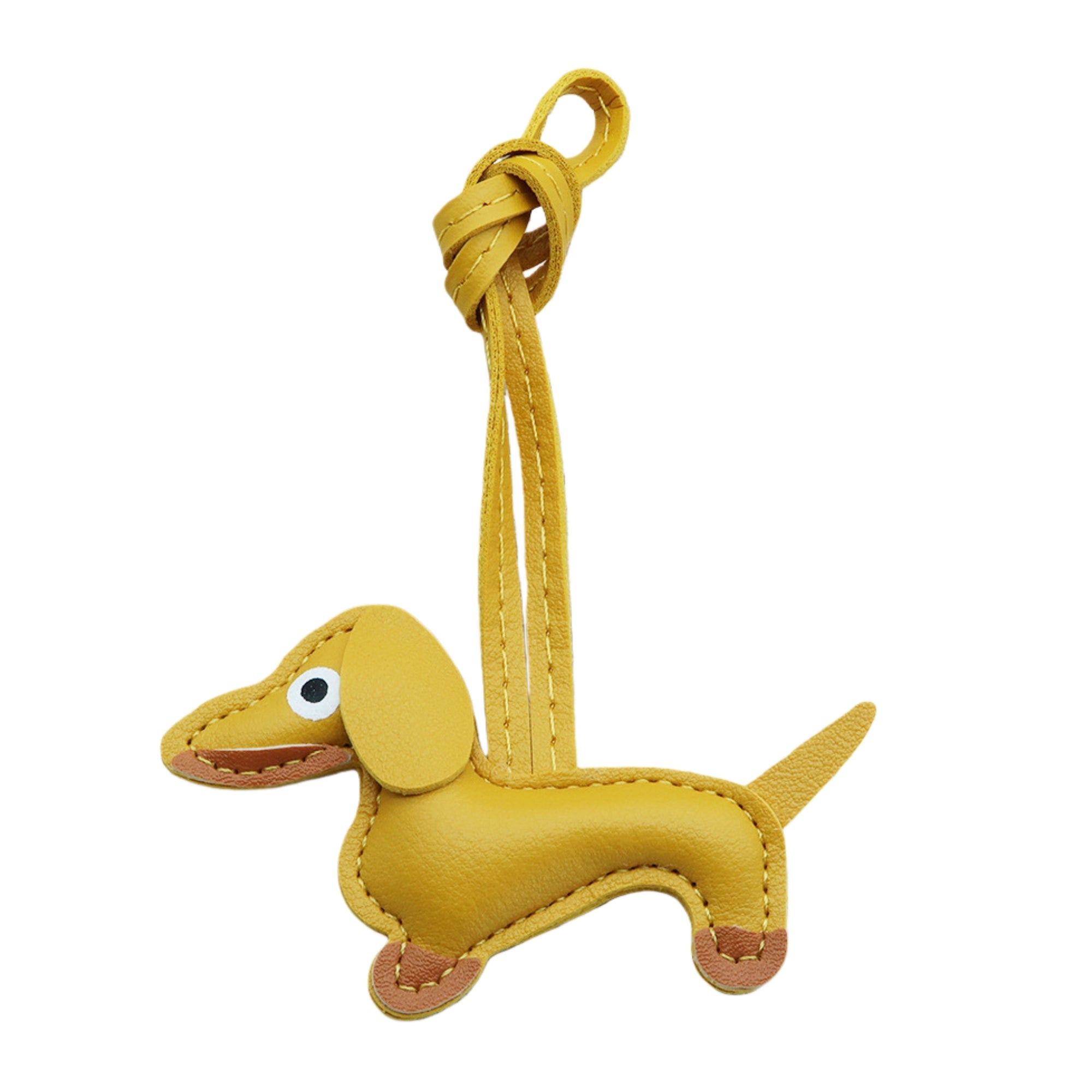 Cartoon Leather Puppy Bag Charm