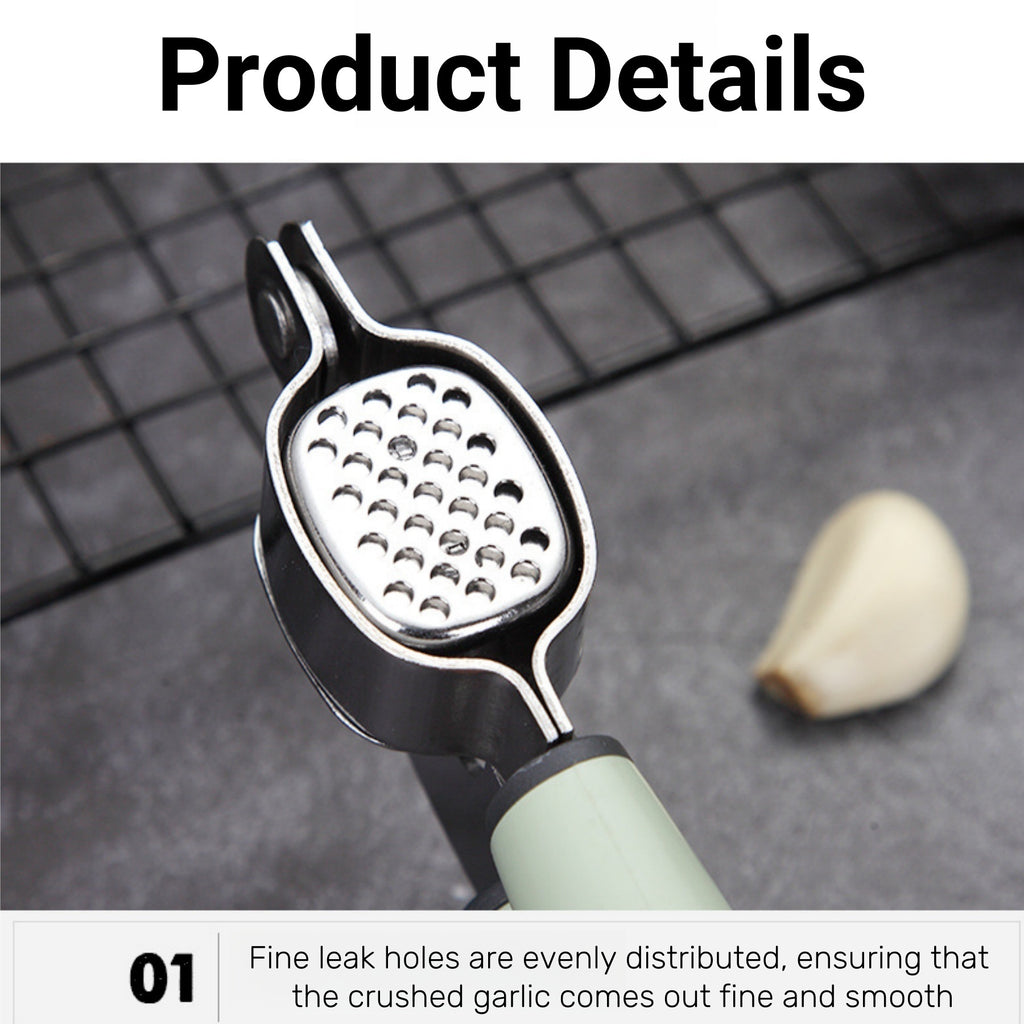Household Stainless Steel Manual Garlic Press