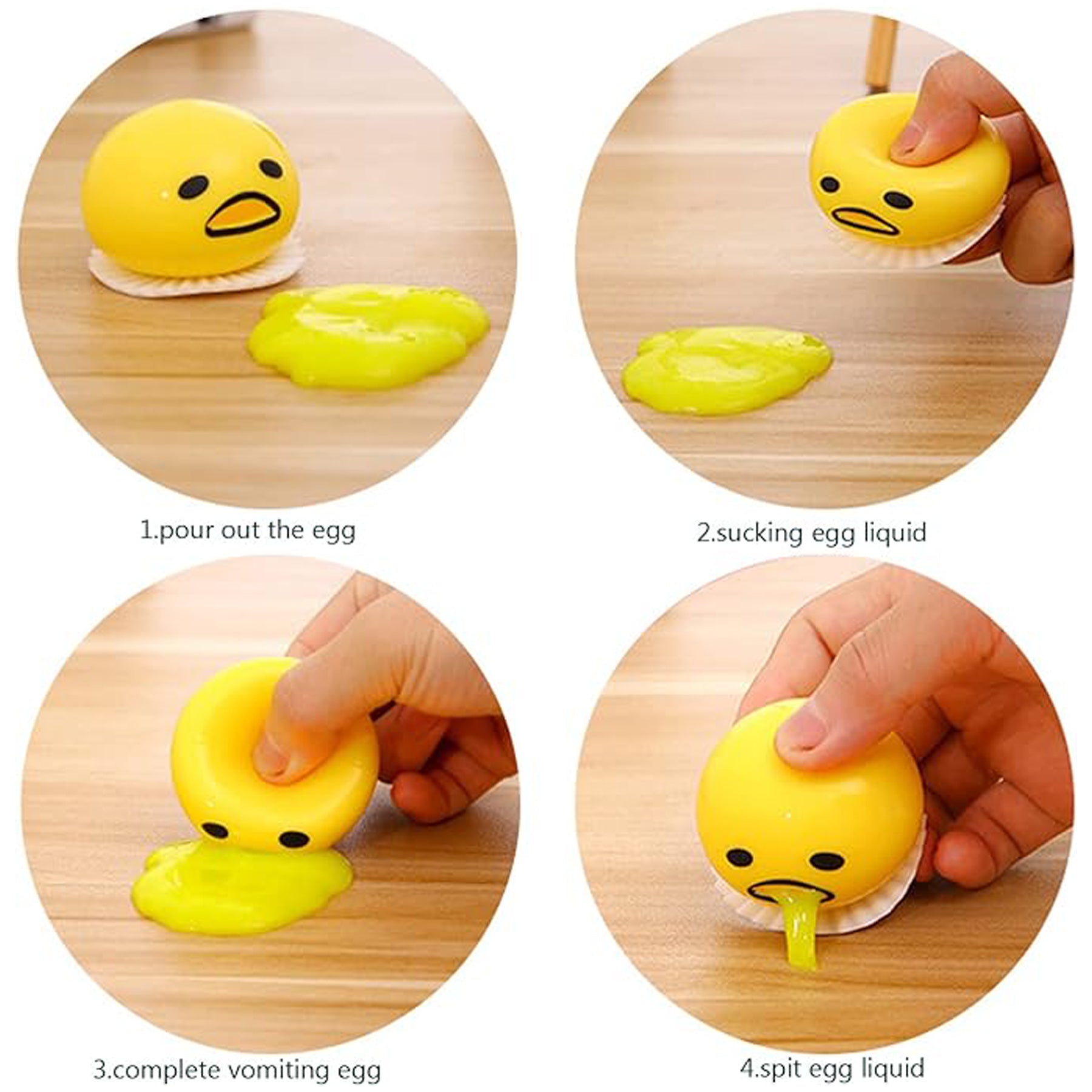 Vomit And Sucking Egg Yolk Ball