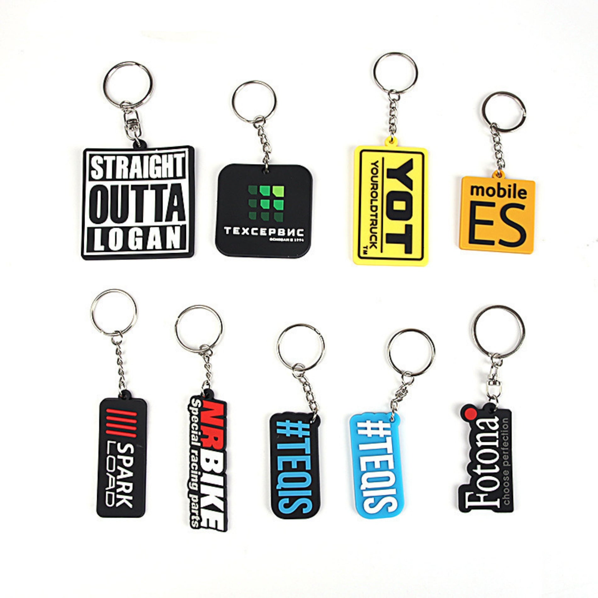3D Creative Pvc Soft Keychain Customization