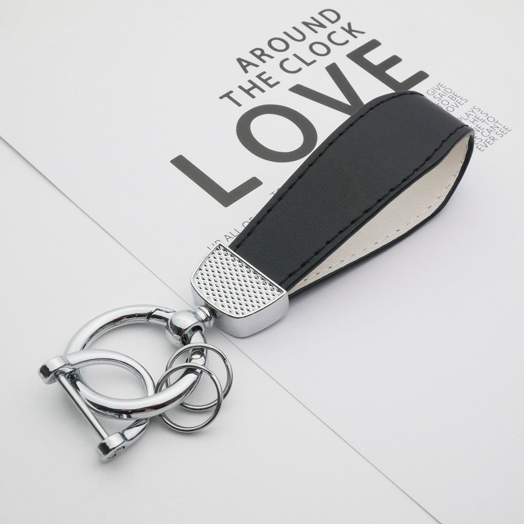 Leather Car Keychain