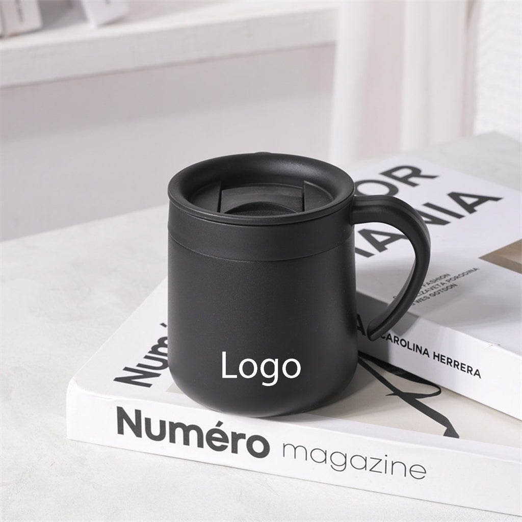 Powder-Coated Stainless Steel Thermos Mug