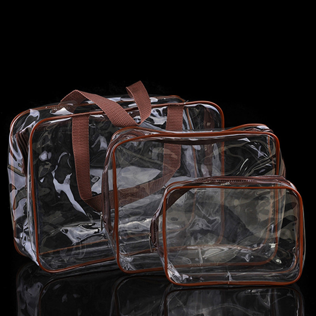 3 PCS Travel Toiletry Makeup Bag