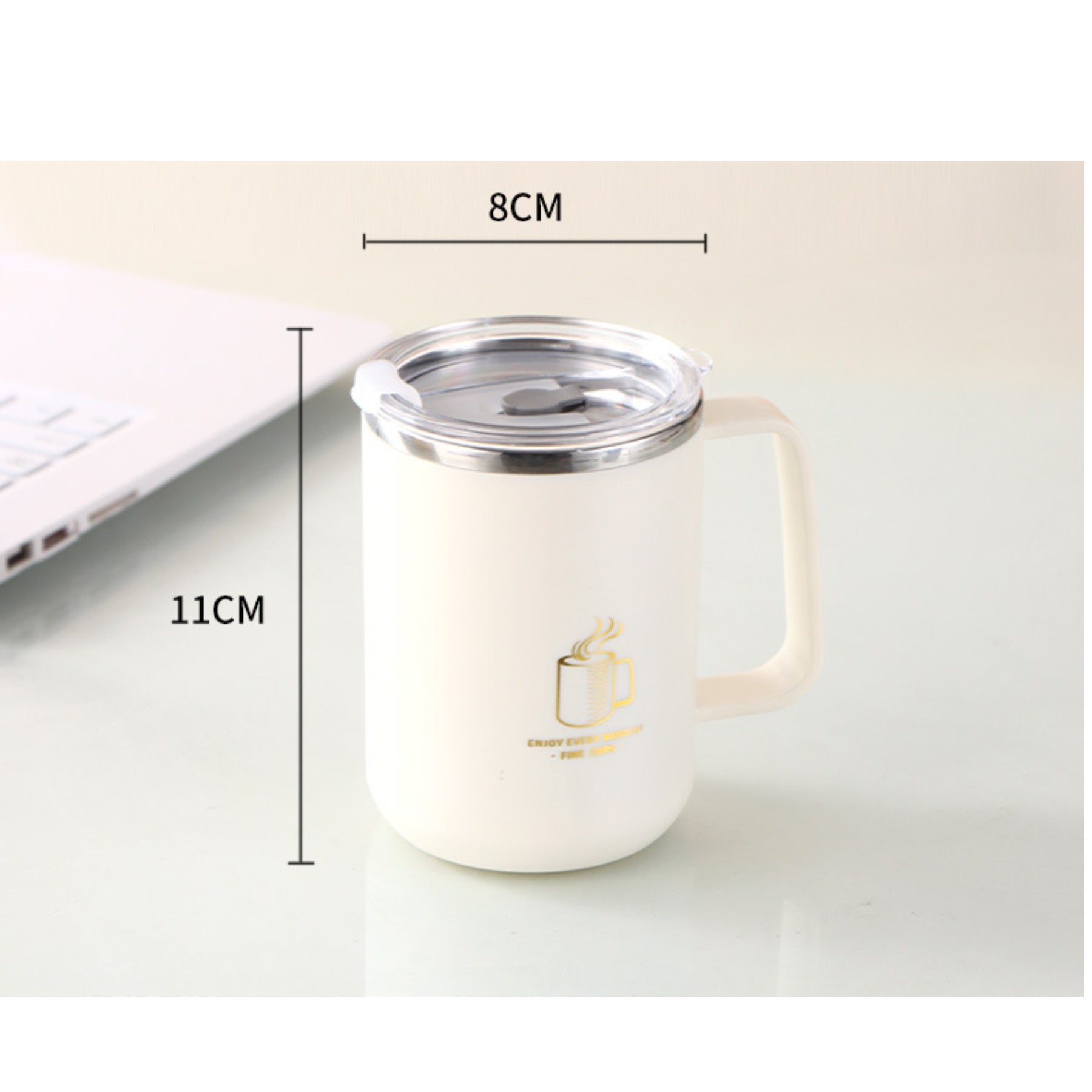 304 Stainless Steel Double-Wall Insulated Mug