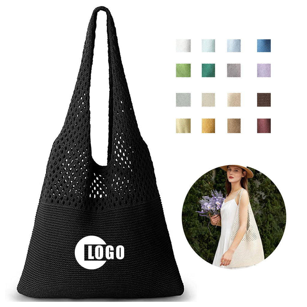 Crochet Mesh Beach Tote Bag