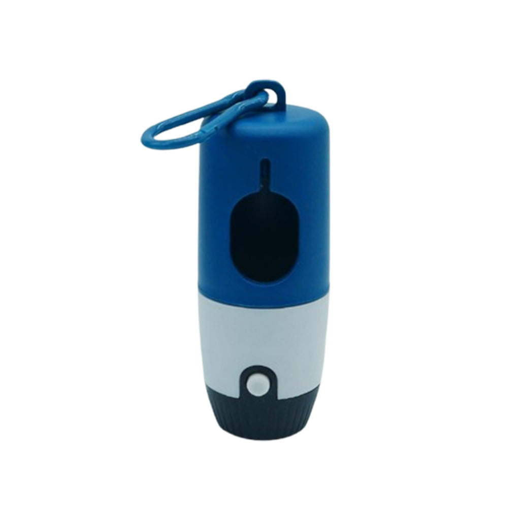 Dog Poop Waste Bags Holder With Led Flashlight