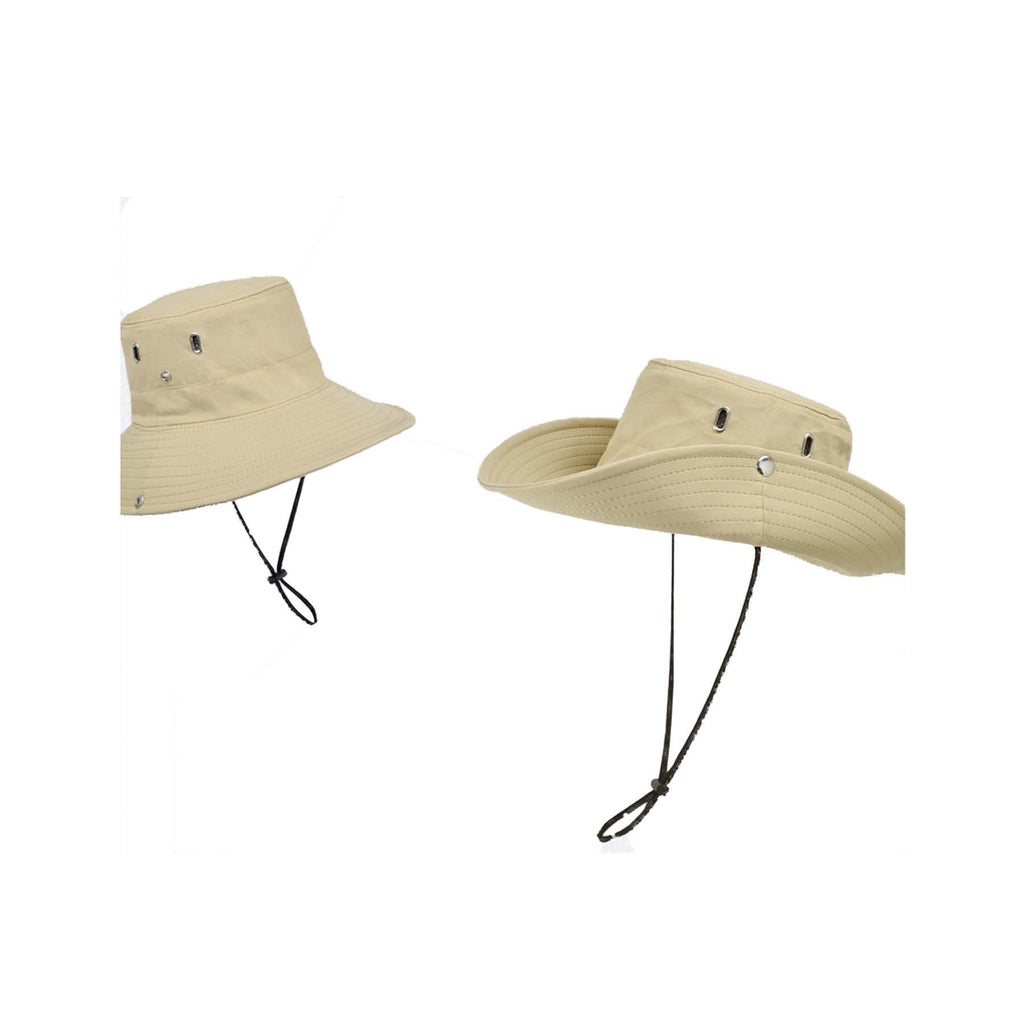 Large Brimmed Fisherman'S Hat With Buckle