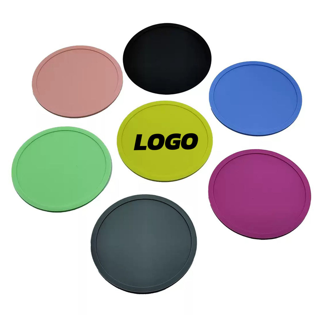 Anti Slip Neon Colored Silicone Coaster