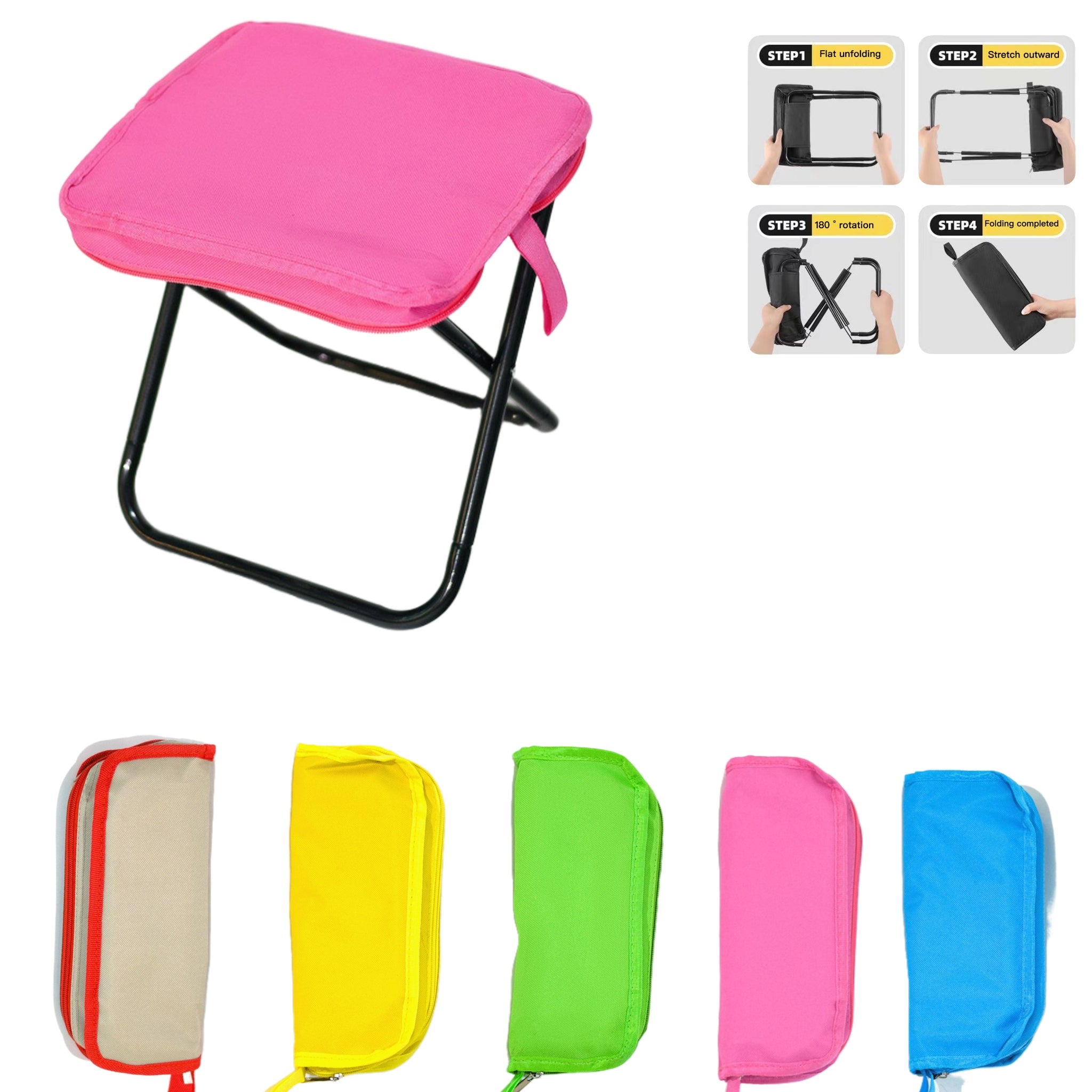 Oxford Fabric Foldable Pocket Stool