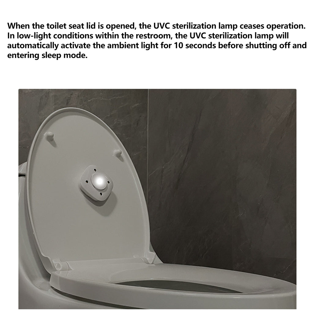 Smart Toilet Lid Cleaner Uv Lights For Bathroom Cleanliness
