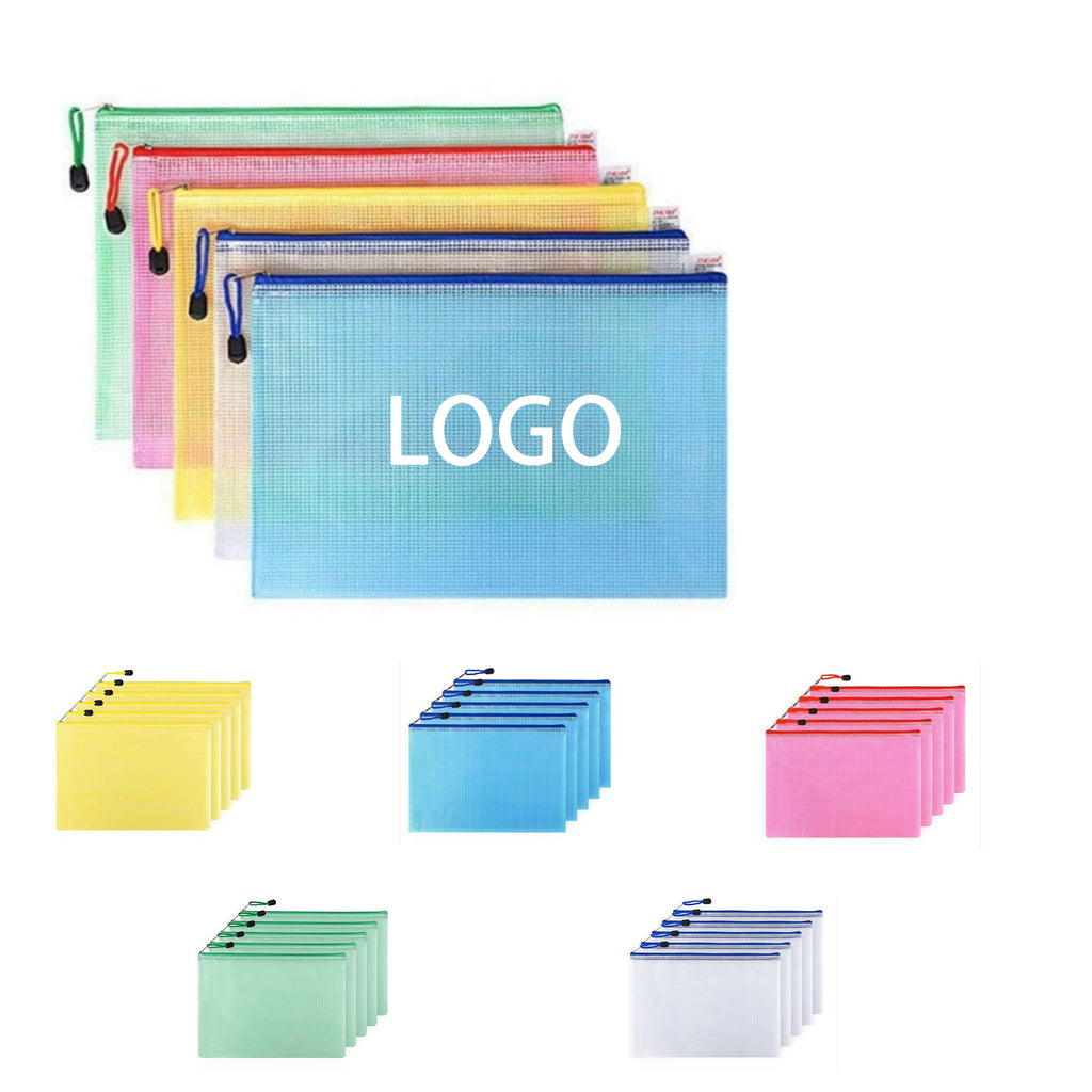 Custom PVC Mesh Zipper Storage Pouch