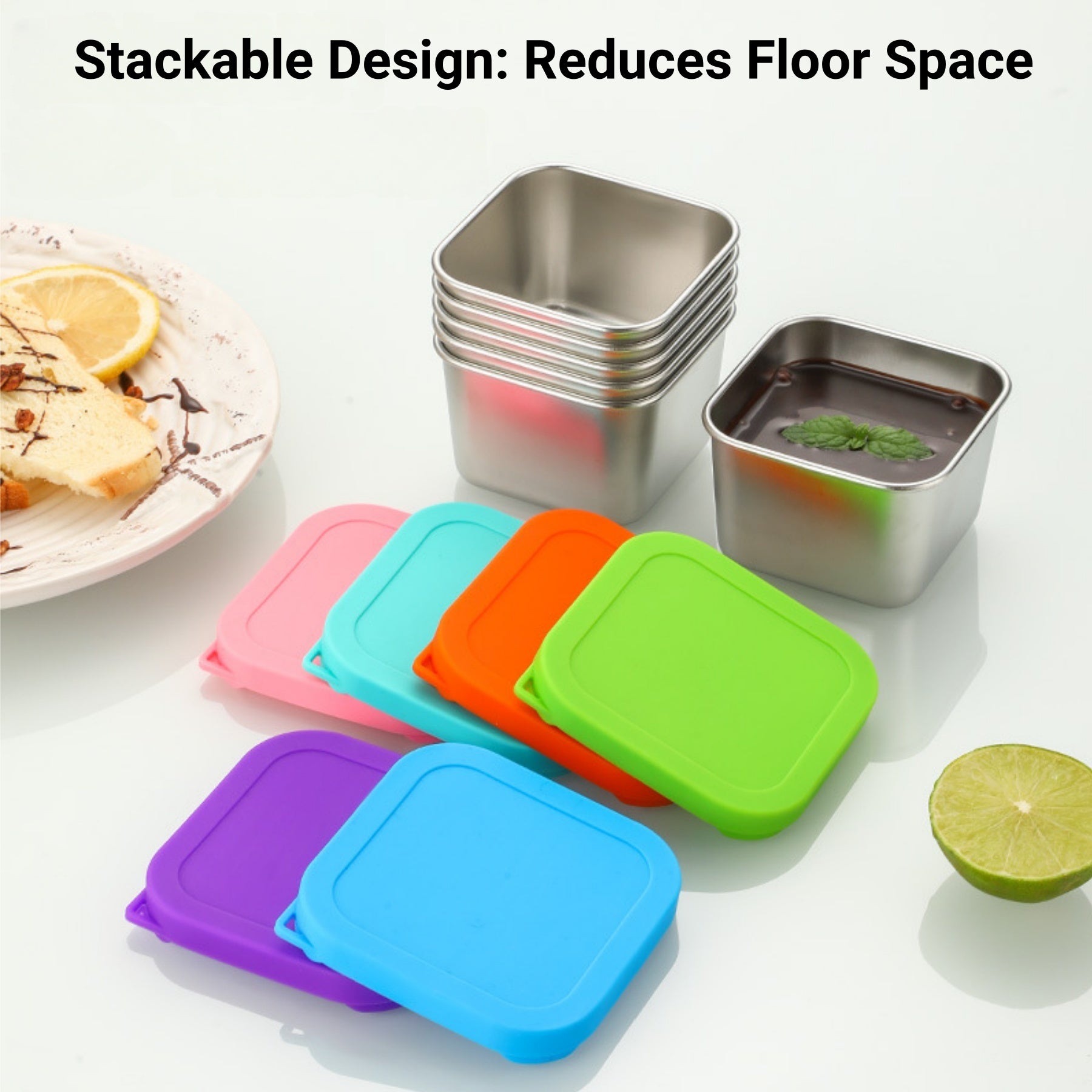 Stainless Steel Leak-Proof Dipping Sauce Dish