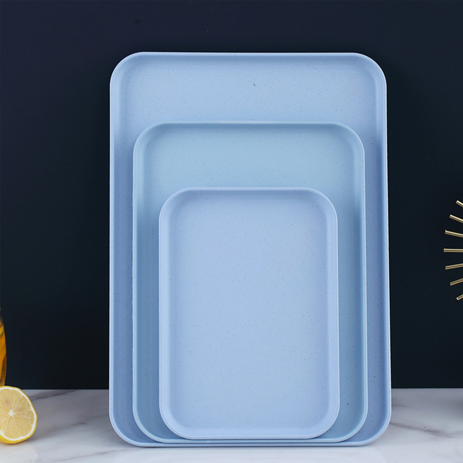 Household Wheat Straw Fruit Tray