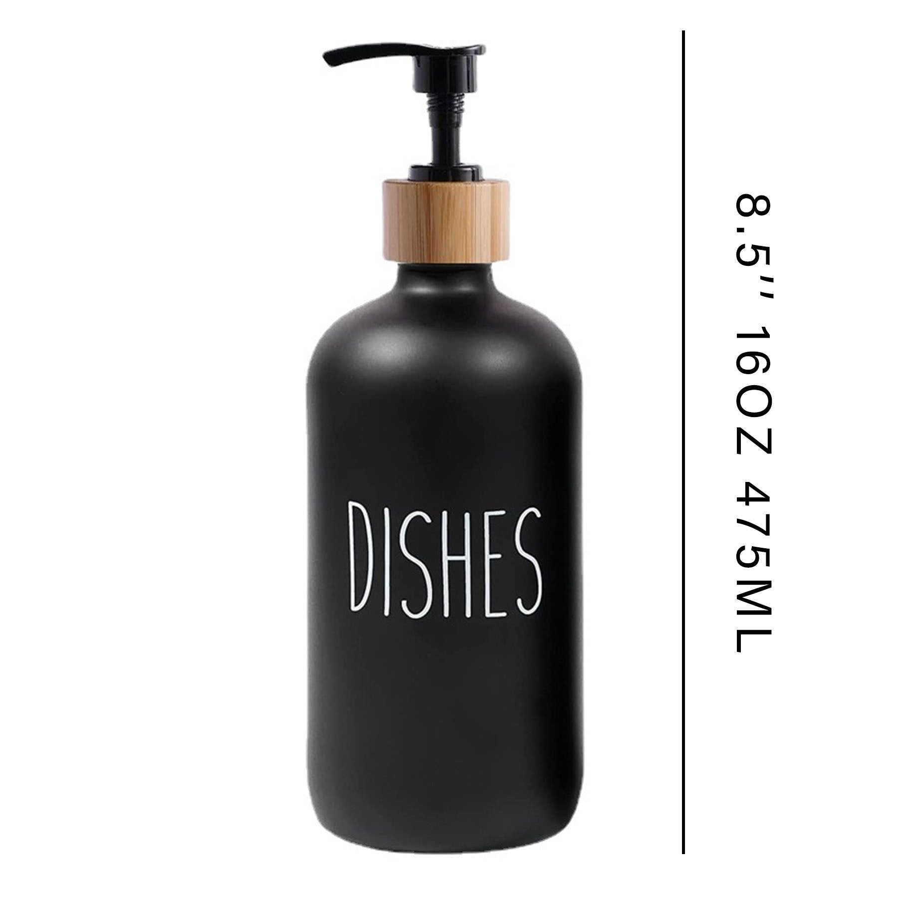16 Oz. Boston Bottle With Press Pump Head