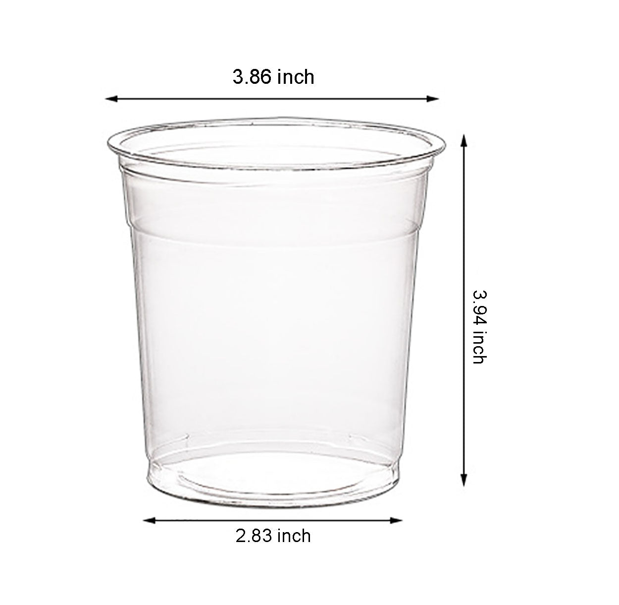 16 Oz Clear Plastic Disposable Cup