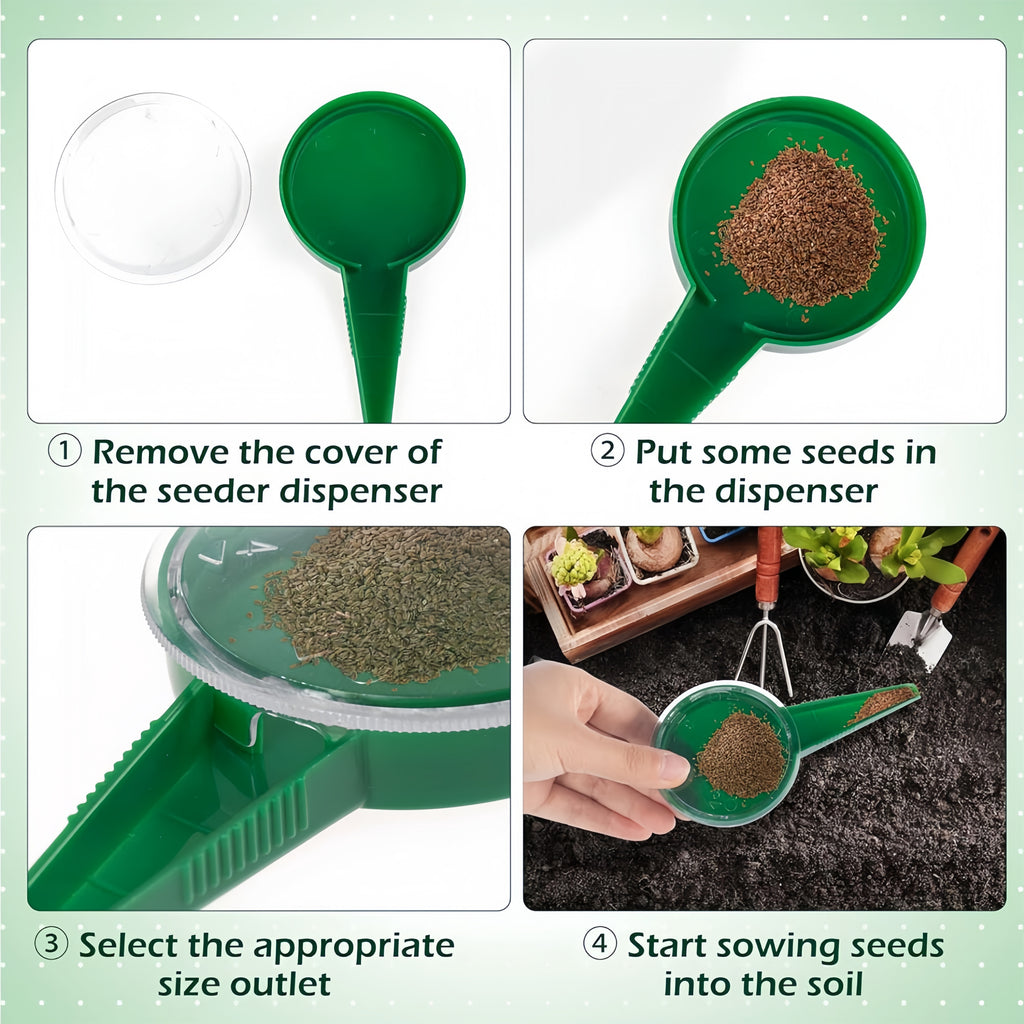 Sowing Garden Plant Seed Dispenser