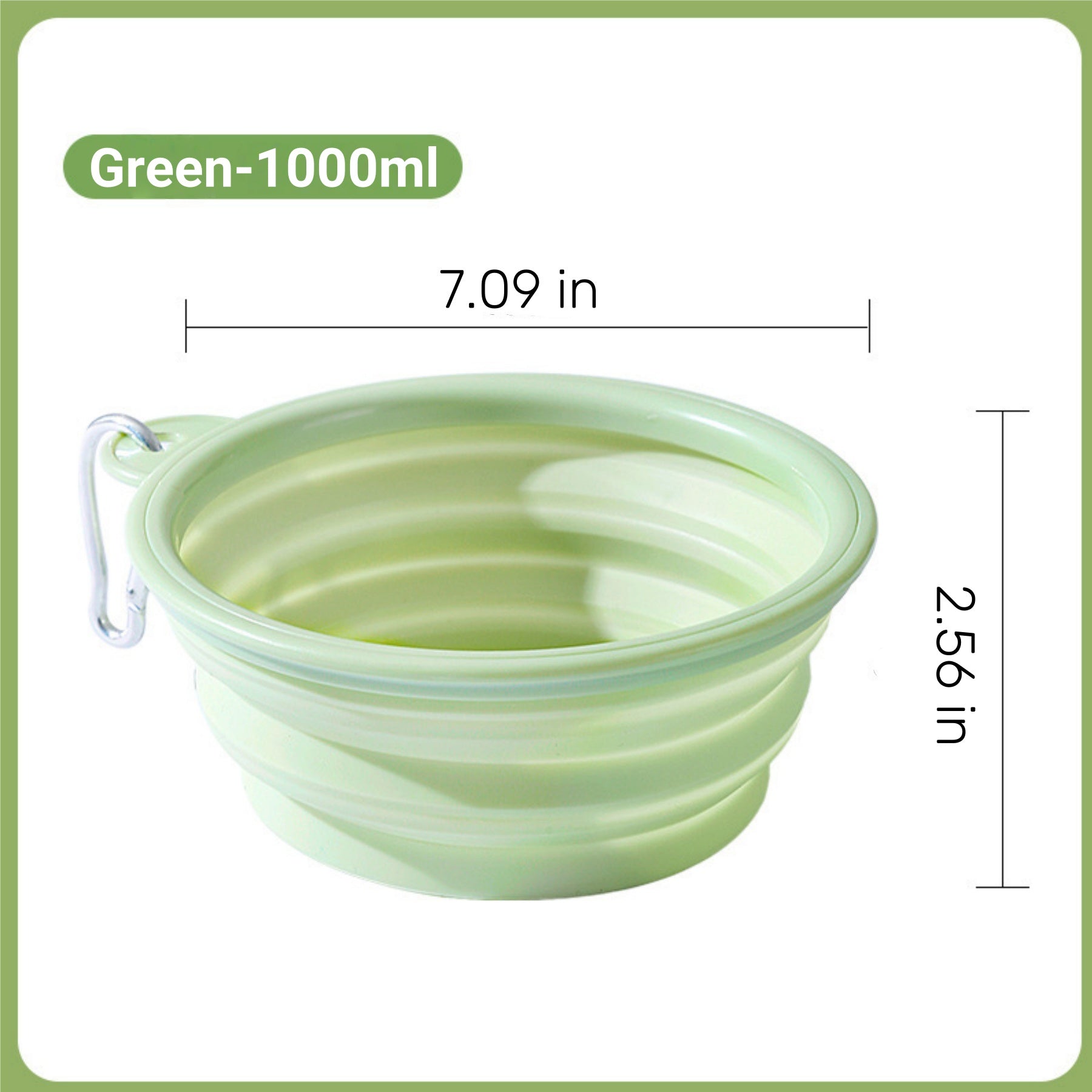 Macaron-colored Collapsible Pet Bowl