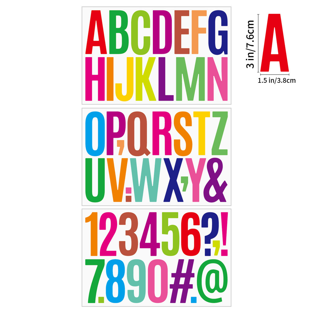 3" Letter Sticker
