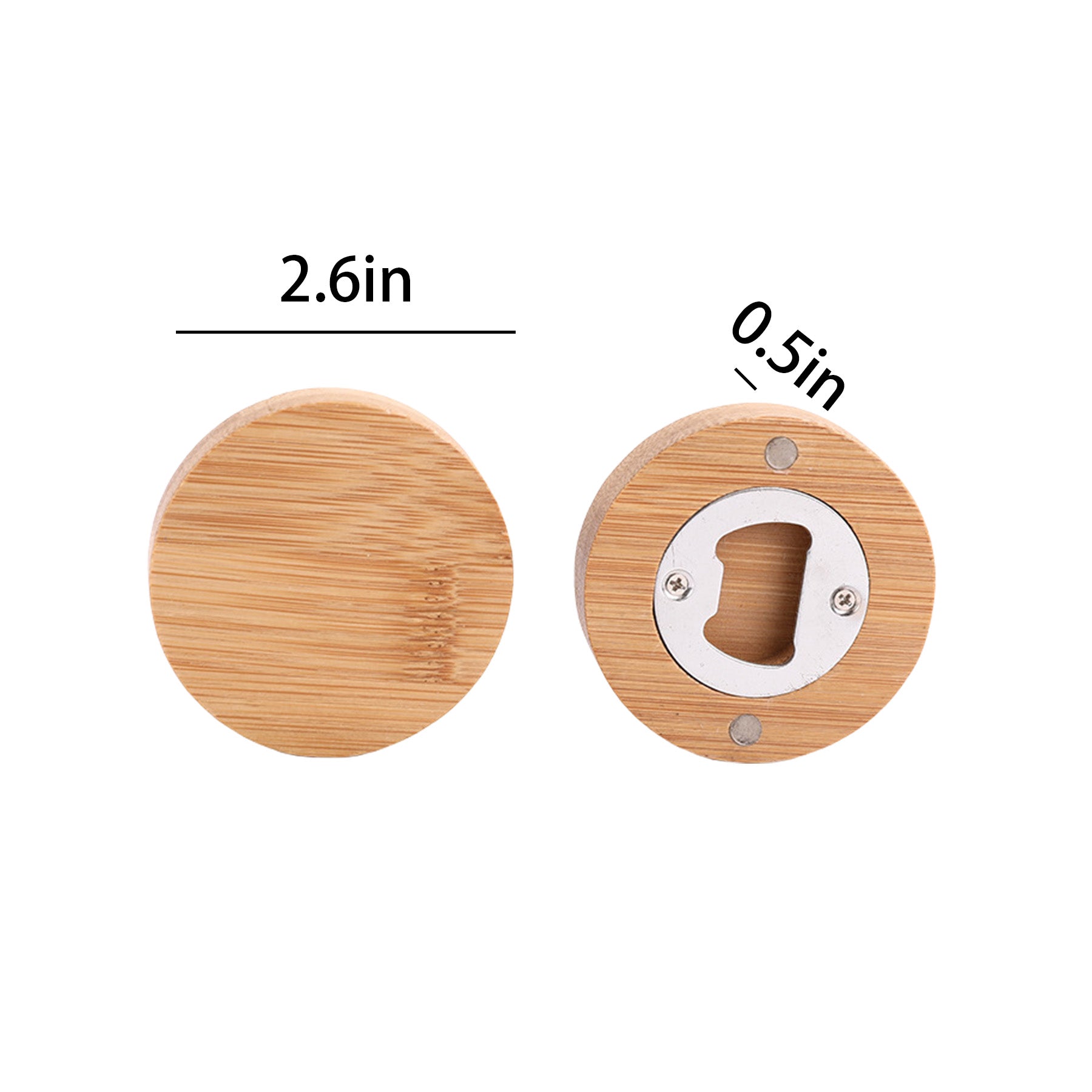 Magnetic Bamboo Beer Bottle Opener