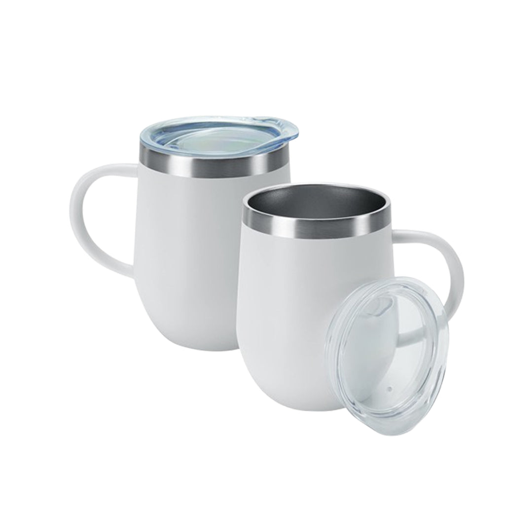 12 Oz Stainless Steel Eggshell Cup