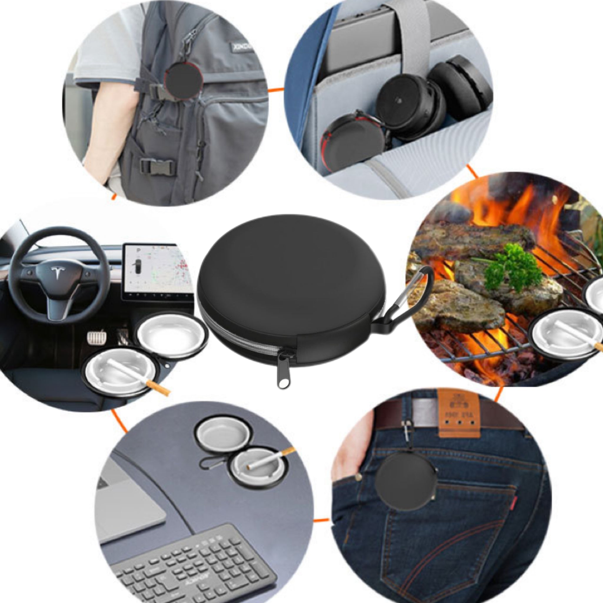 Portable Travel Ashtray
