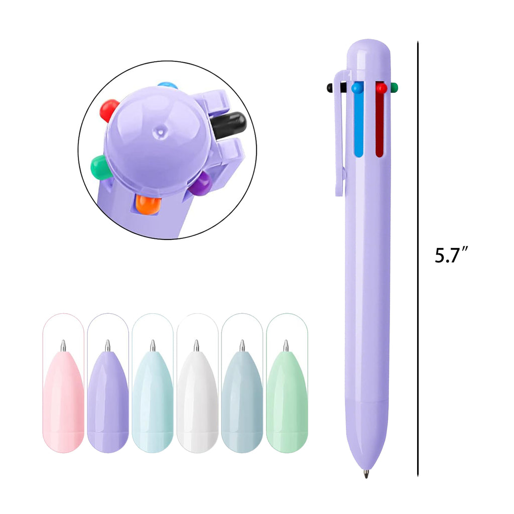 6-in-1 Multicolor Ballpoint Pen