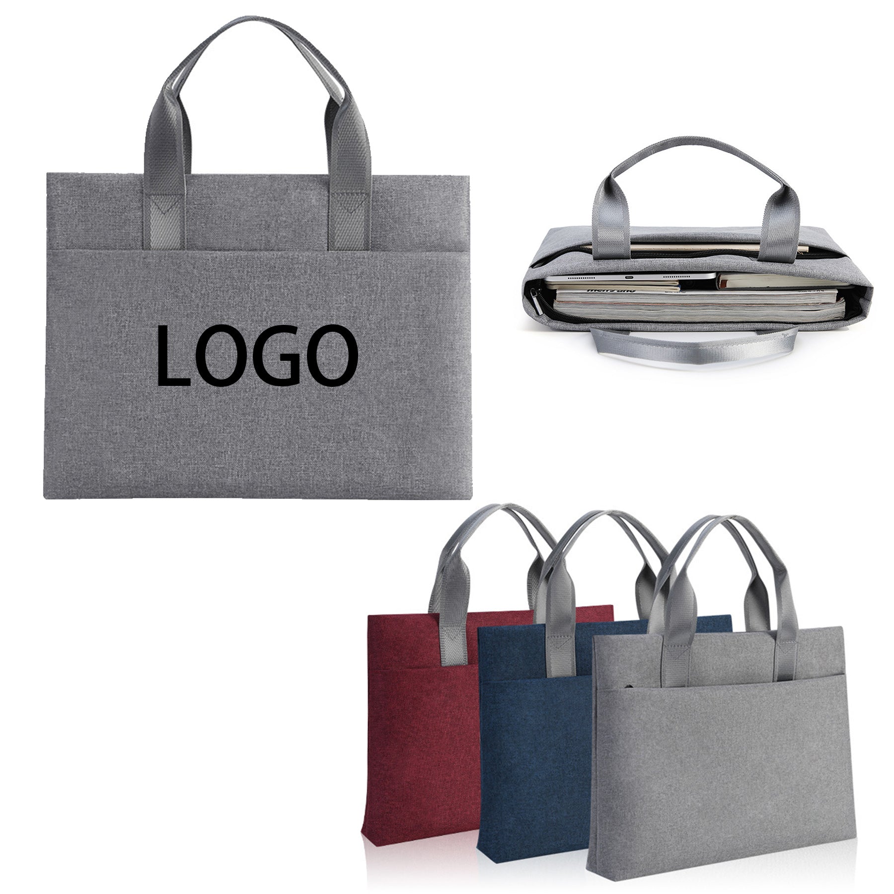 Oxford Cloth Study Materials Bag Carrying Briefcase