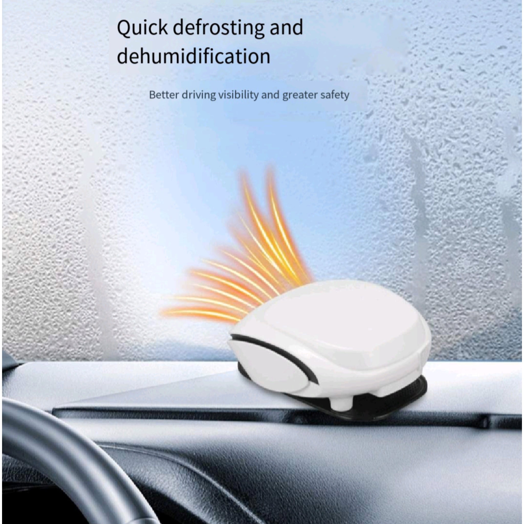 Fast 12V Heater Defrost Car Winter Safe