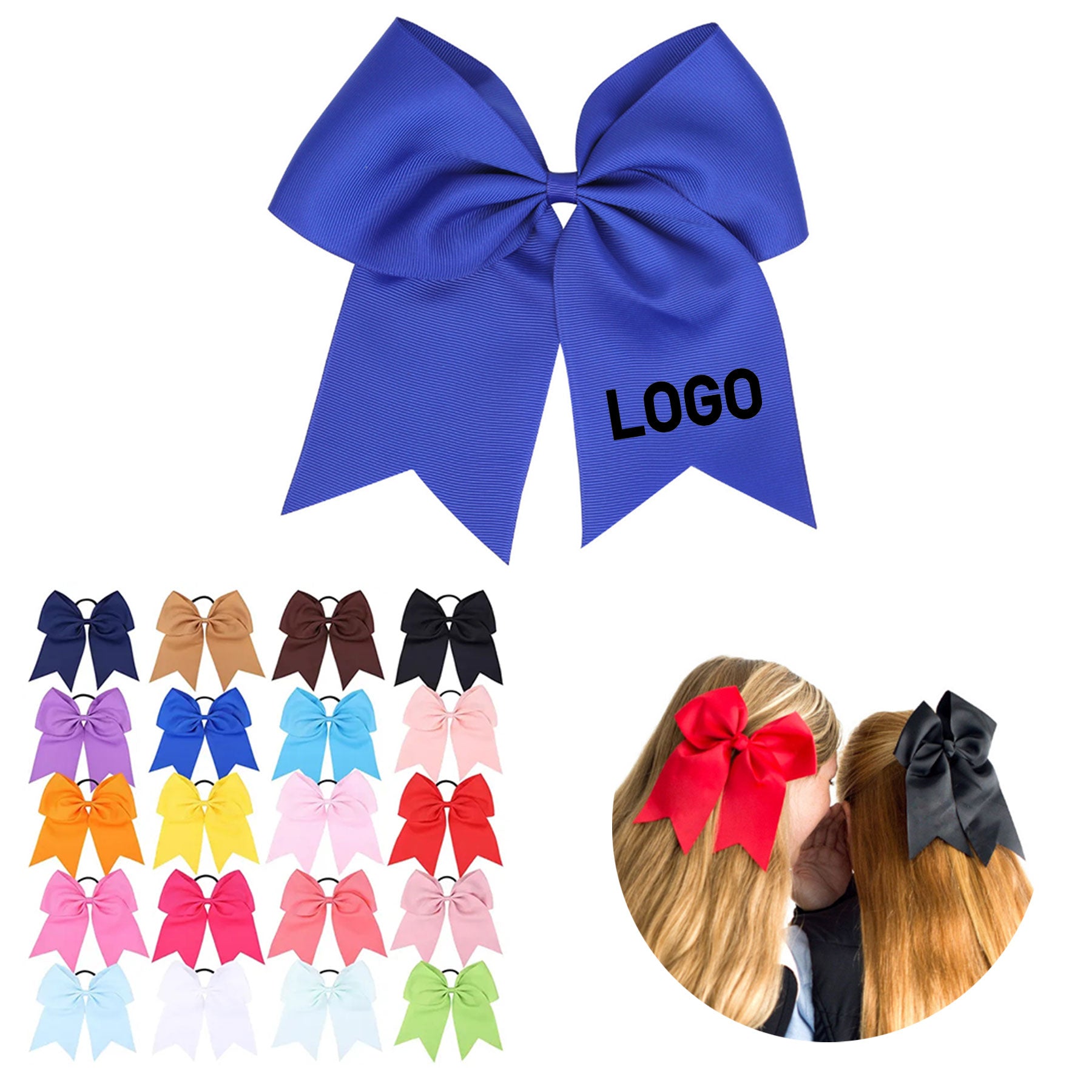 Large Ribbon Hair Bows